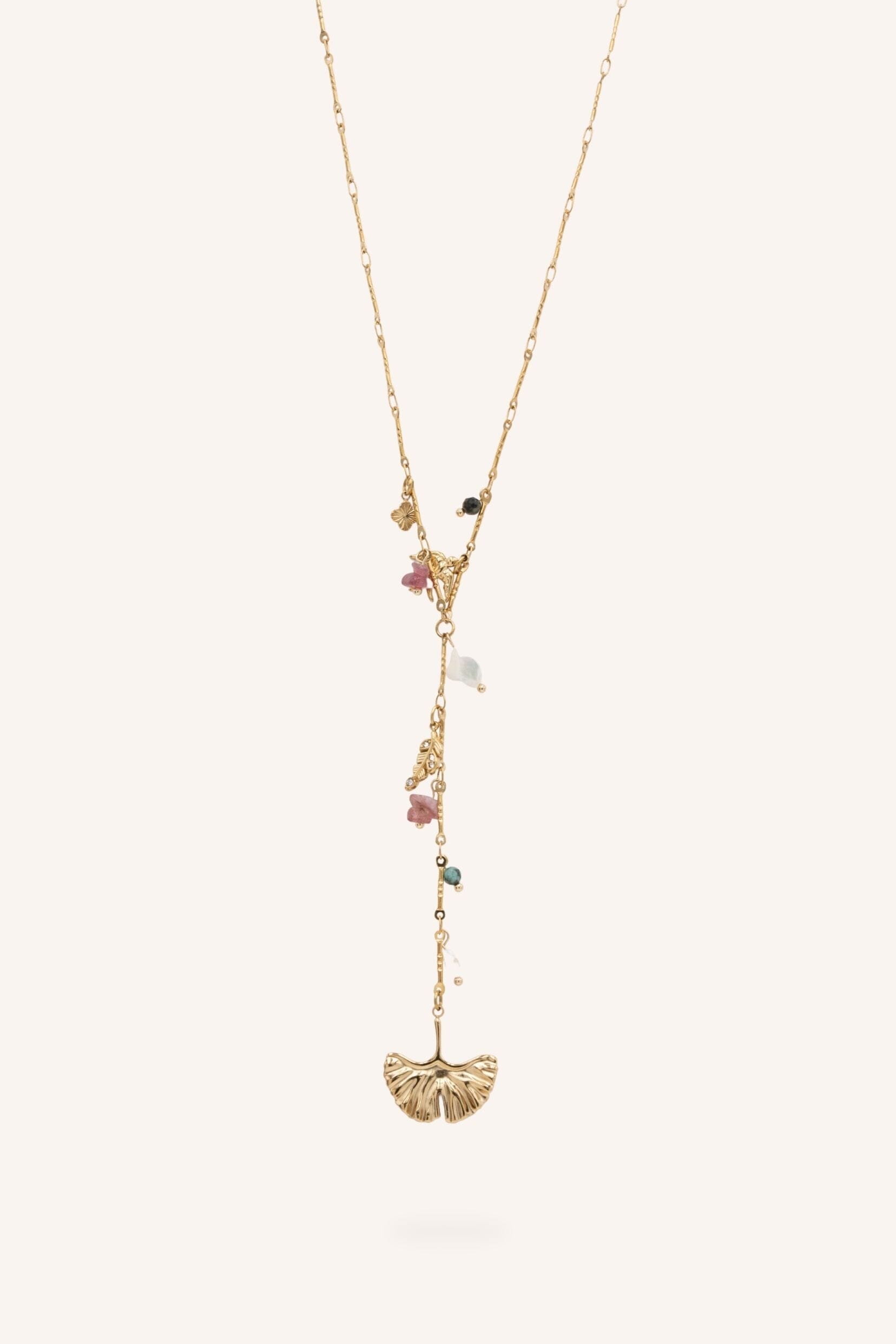 Collier Bohm Paris - Ginéa Collier en Y Bohm Paris Doré 