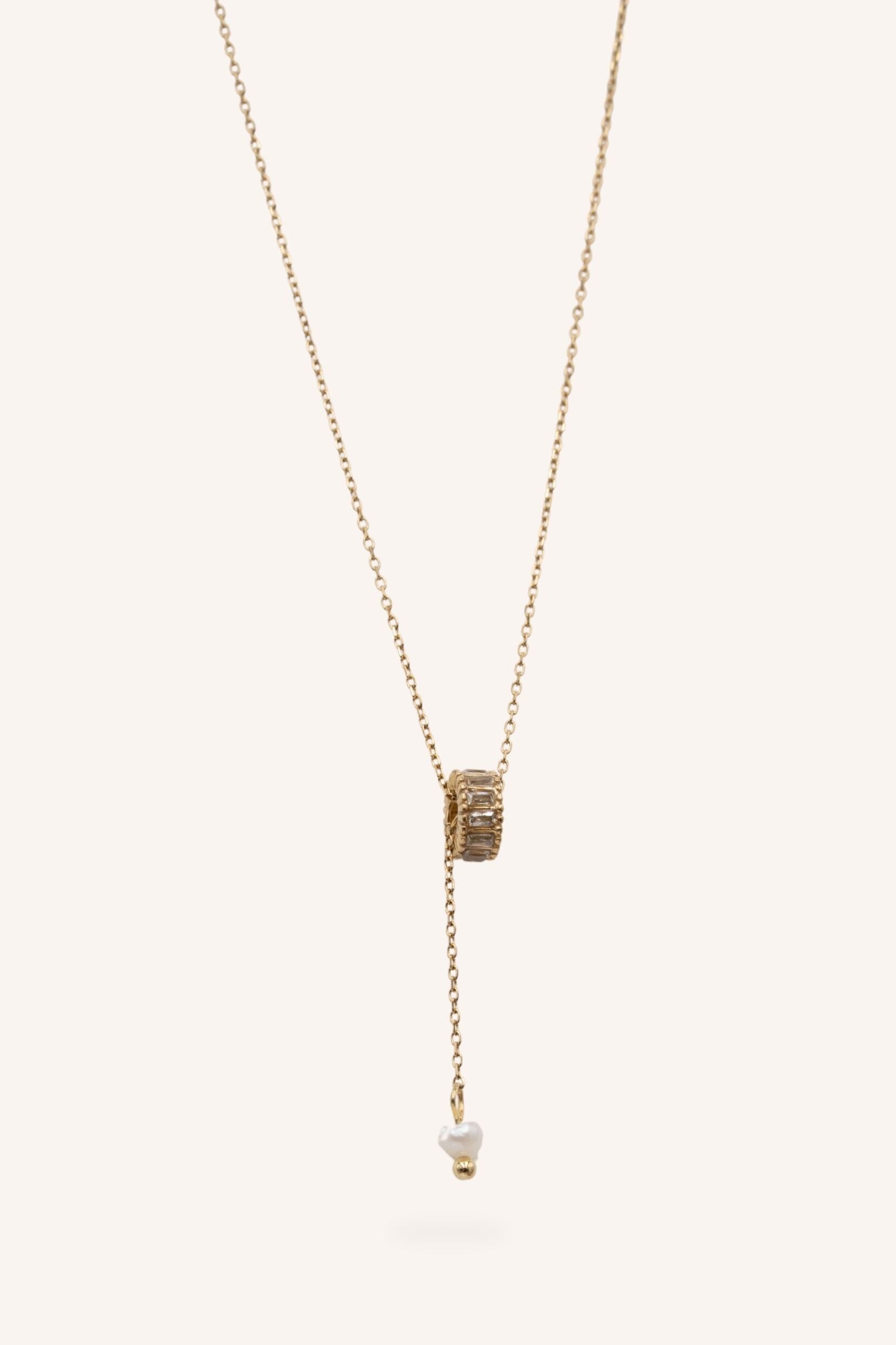 Collier Bohm Paris - Ira Collier en Y Bohm Paris Doré 