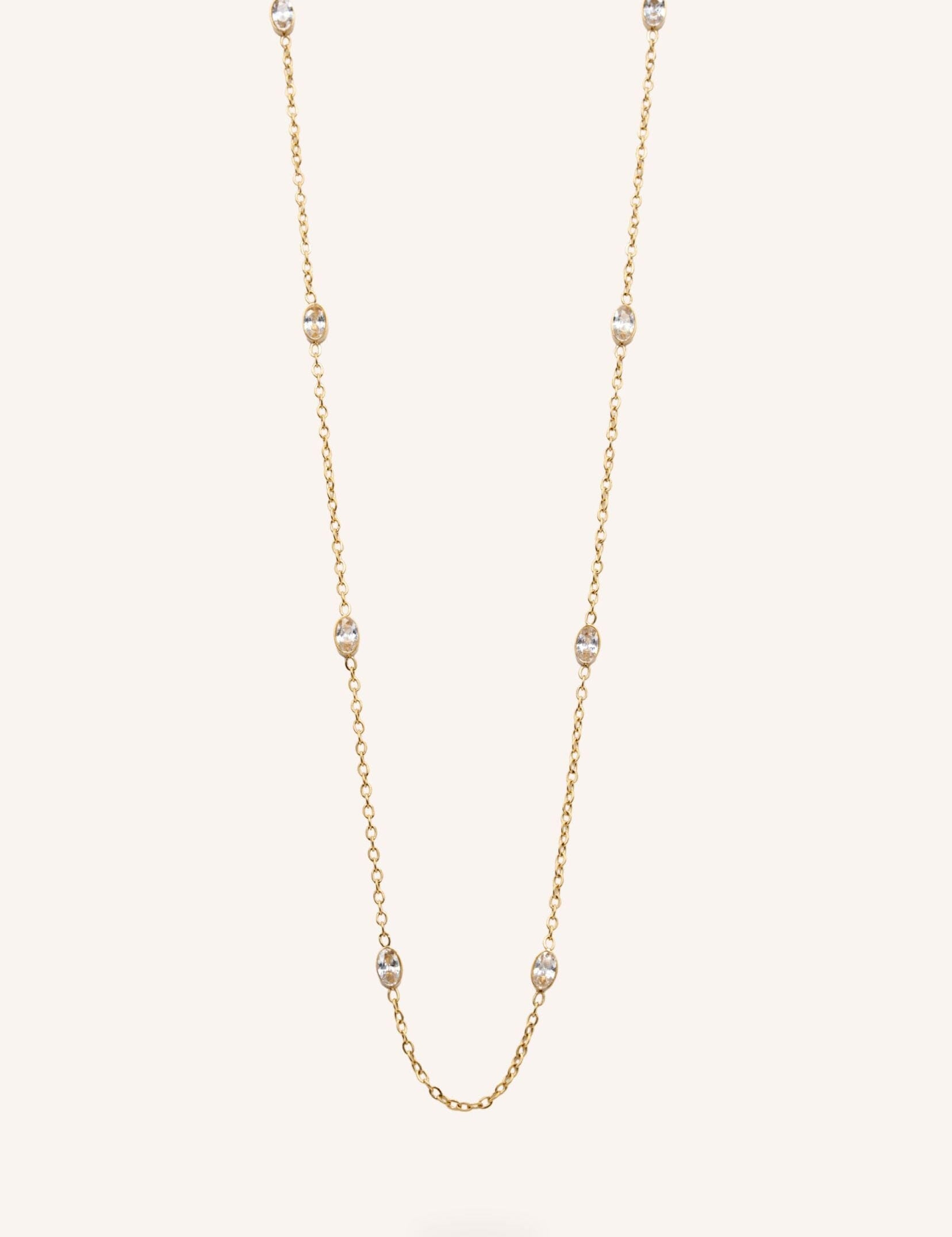 Collier Bohm Paris - Isyane Collier type sautoir Bohm Paris Doré Blanc 