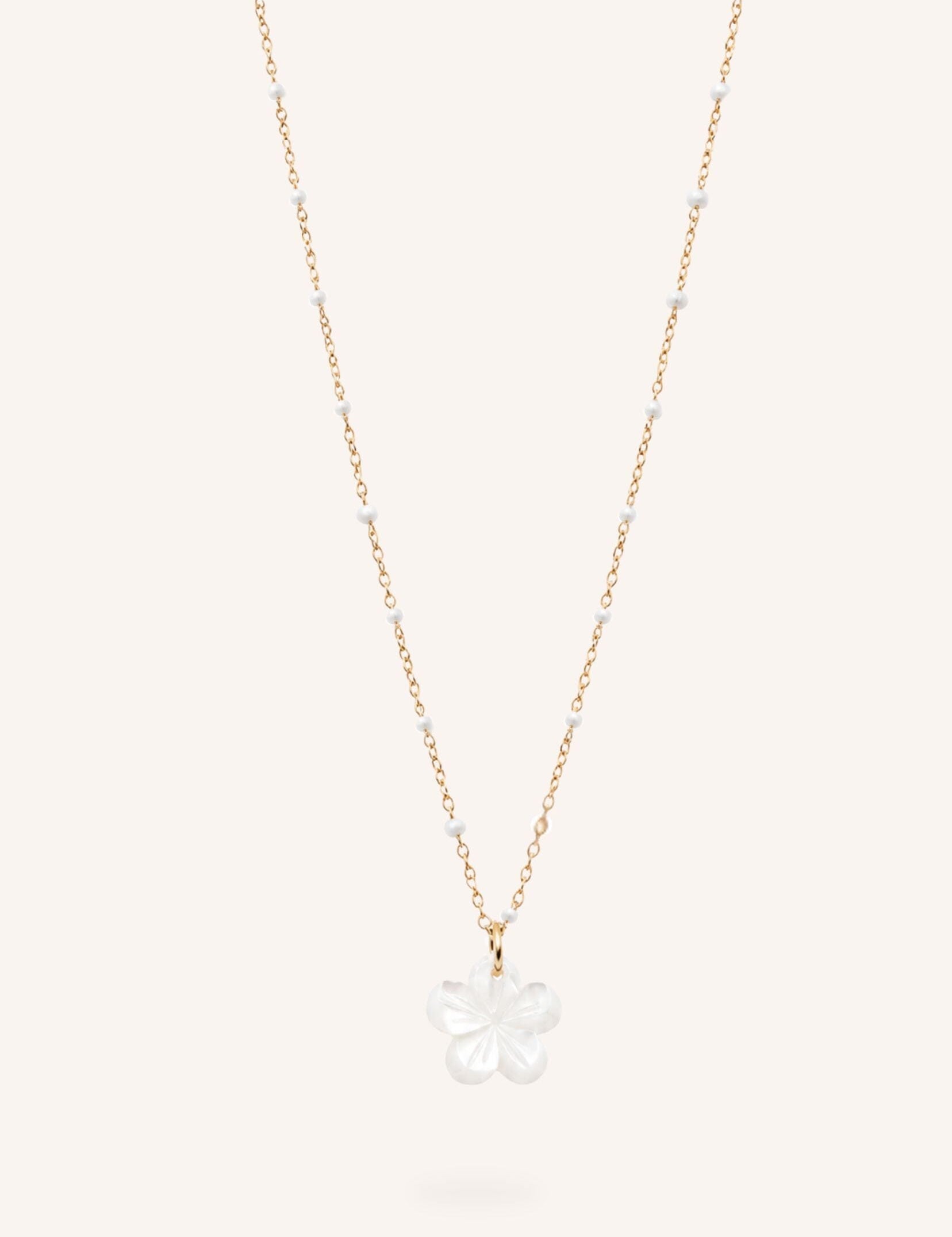 Collier Bohm Paris - Kaelia Collier en chaine simple Bohm Paris Blanc 