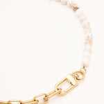 Collier Bohm Paris - Kelly Colliers Bohm Paris Howlite blanche 