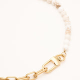 Collier Bohm Paris - Kelly Colliers Bohm Paris Howlite blanche 