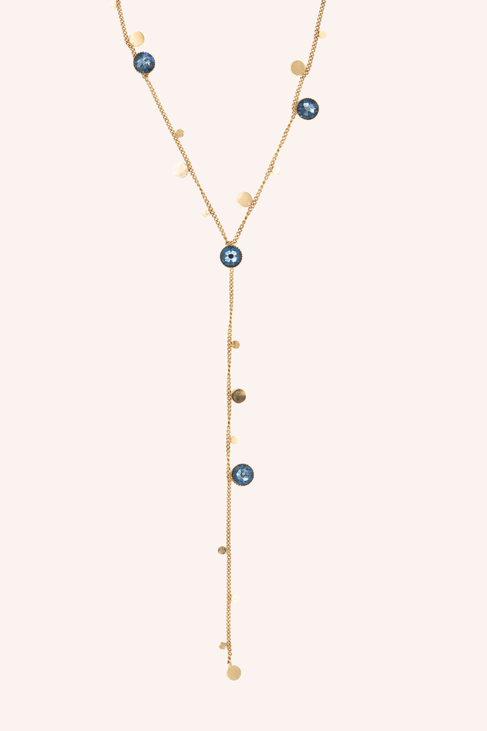 Collier Bohm Paris - Khalissa Y Collier Bohm Paris Bleu Jean 
