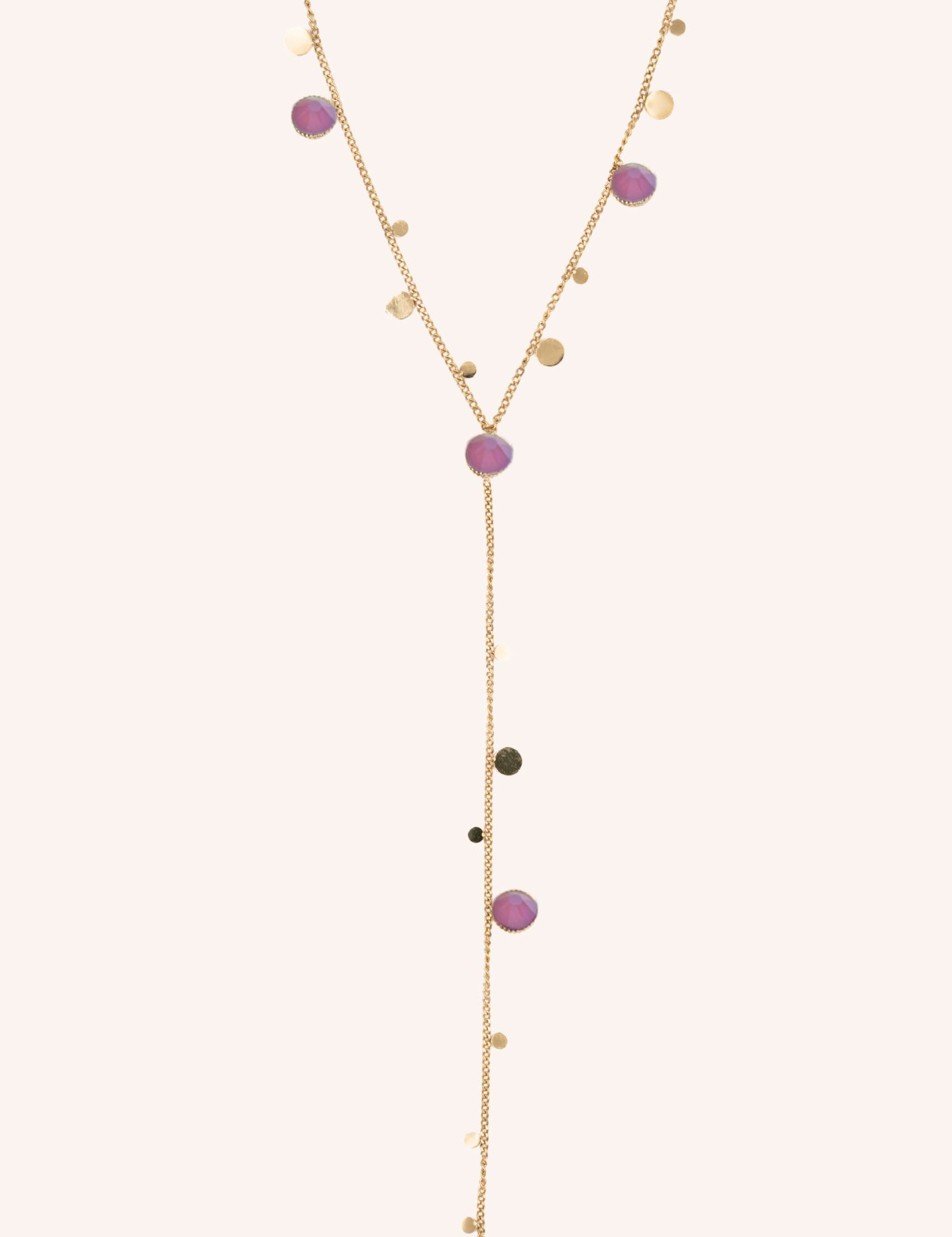 Collier Bohm Paris - Khalissa Y Collier Bohm Paris prune 