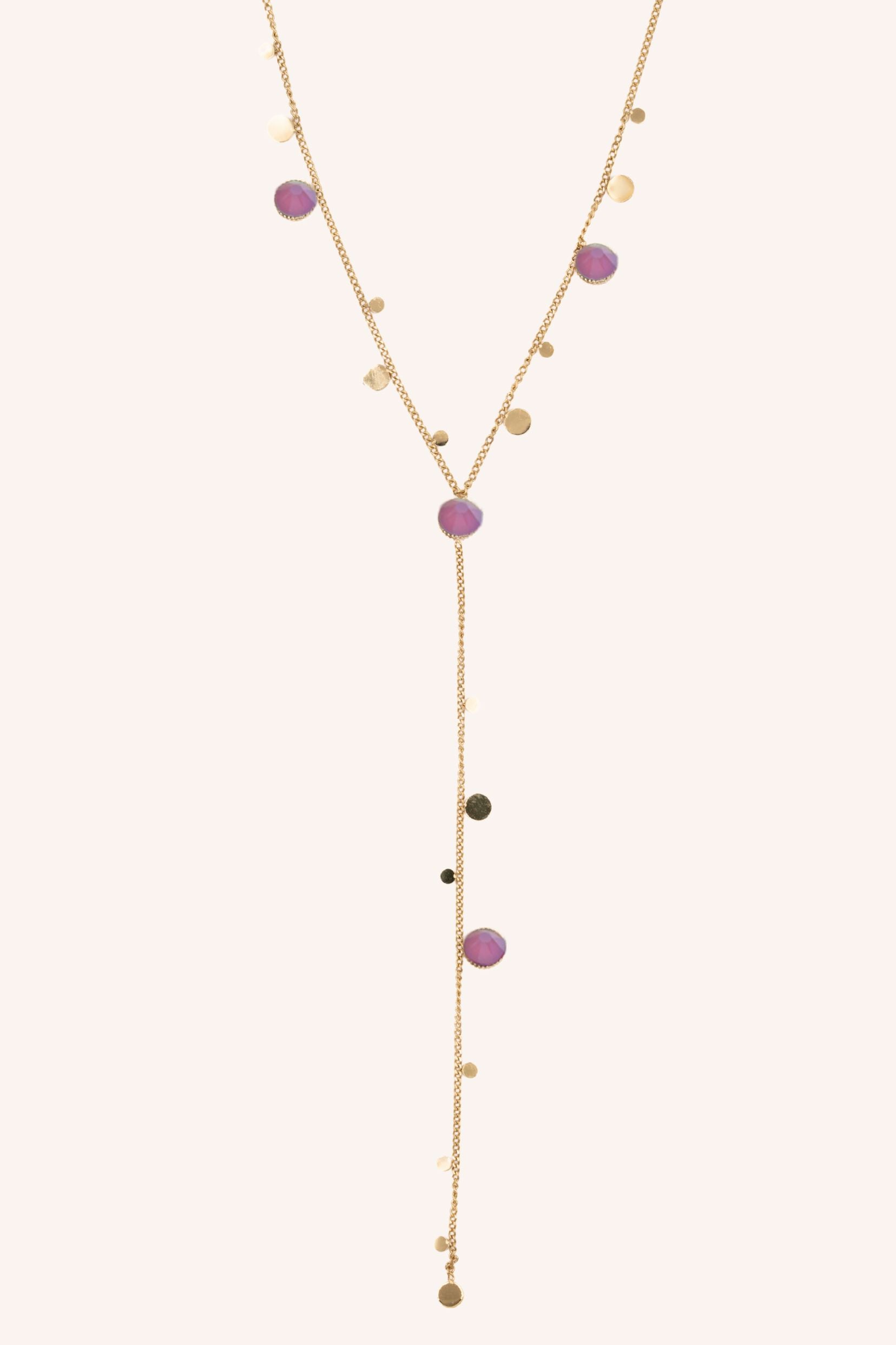 Collier Bohm Paris - Khalissa Y Collier Bohm Paris prune 