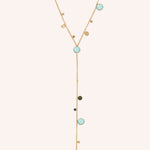 Collier Bohm Paris - Khalissa Y Collier Bohm Paris vert eau 