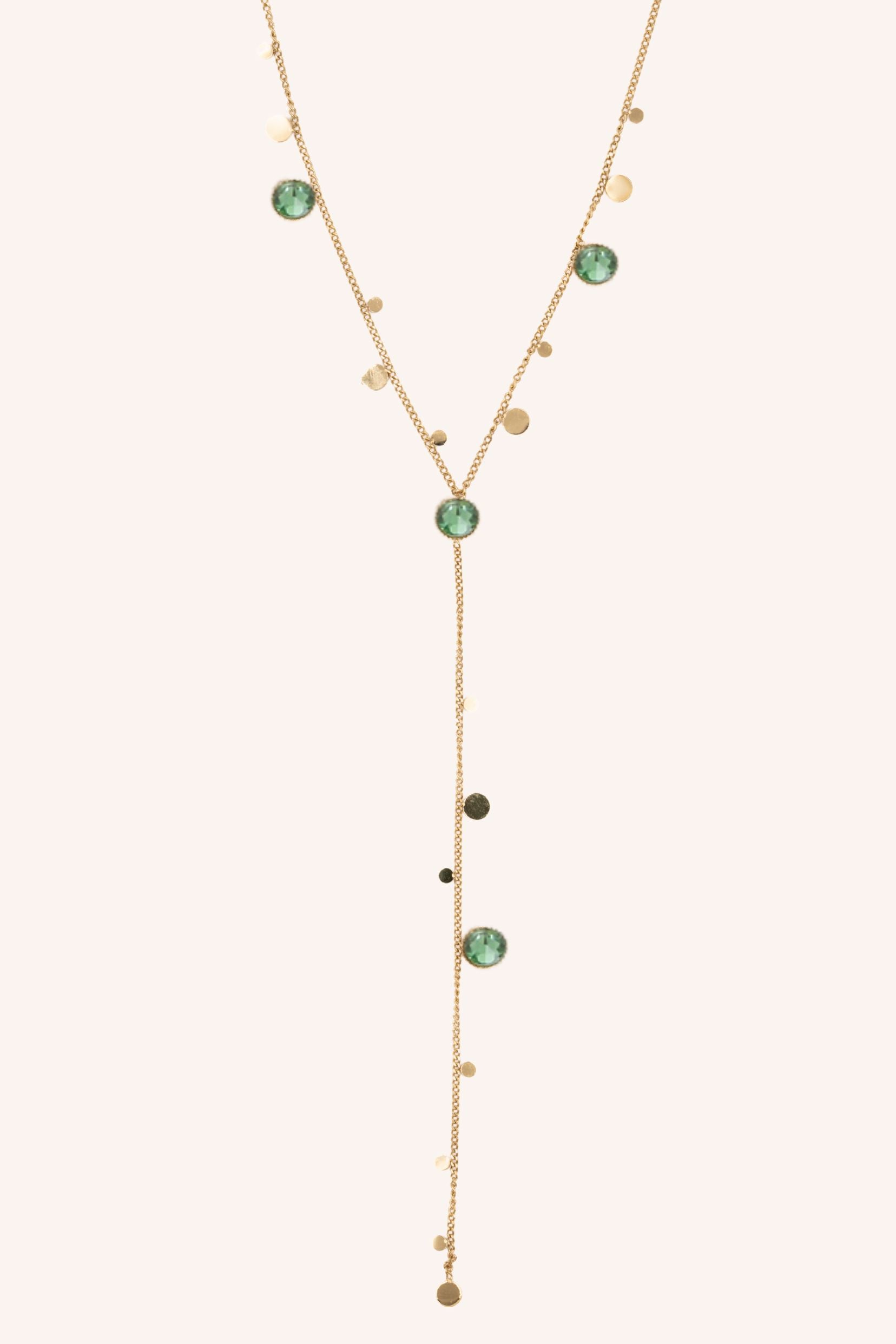 Collier Bohm Paris - Khalissa Y Collier Bohm Paris vert sapin 