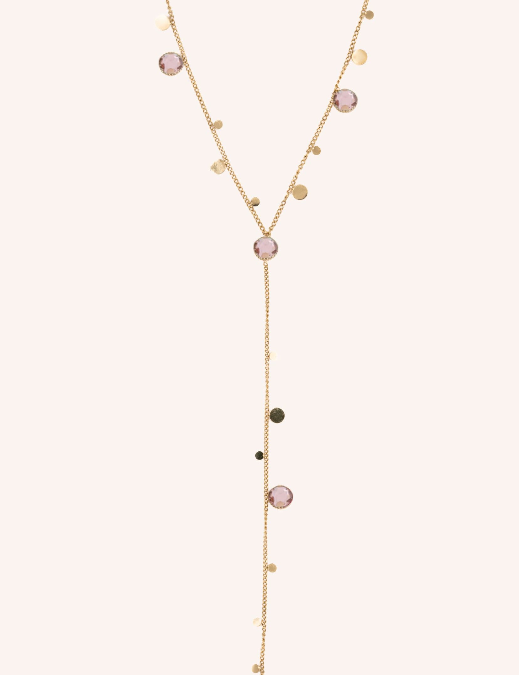 Collier Bohm Paris - Khalissa Y Collier Bohm Paris Vieux rose 