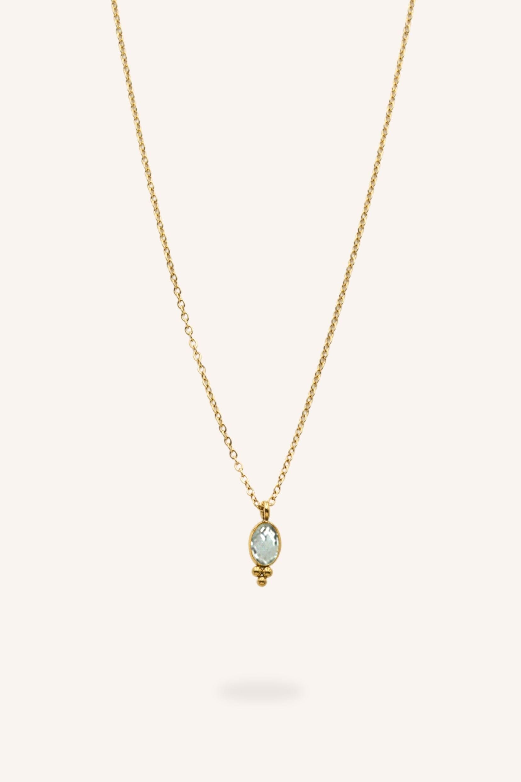 Collier Bohm Paris - Léonie Collier en chaine simple Bohm Paris Chrysolite 