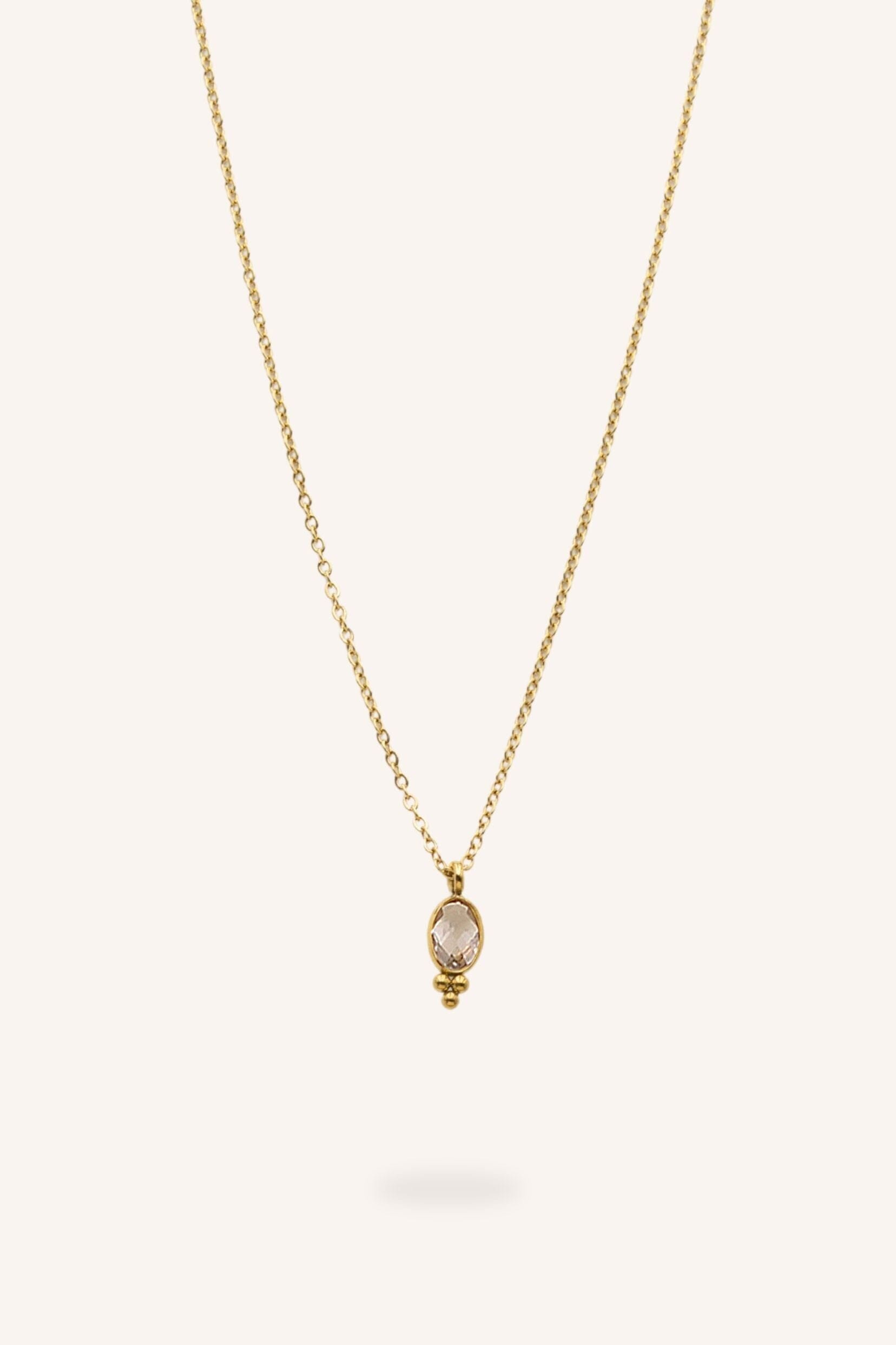 Collier Bohm Paris - Léonie Collier en chaine simple Bohm Paris Gris 