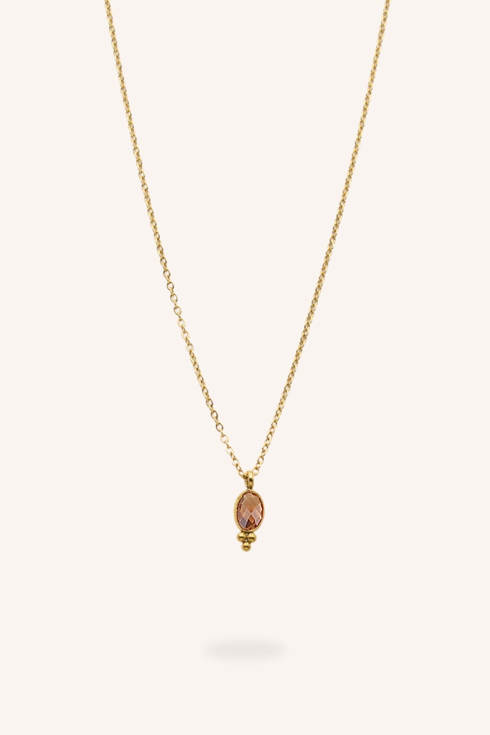 Collier Bohm Paris - Léonie Collier en chaine simple Bohm Paris Marron 