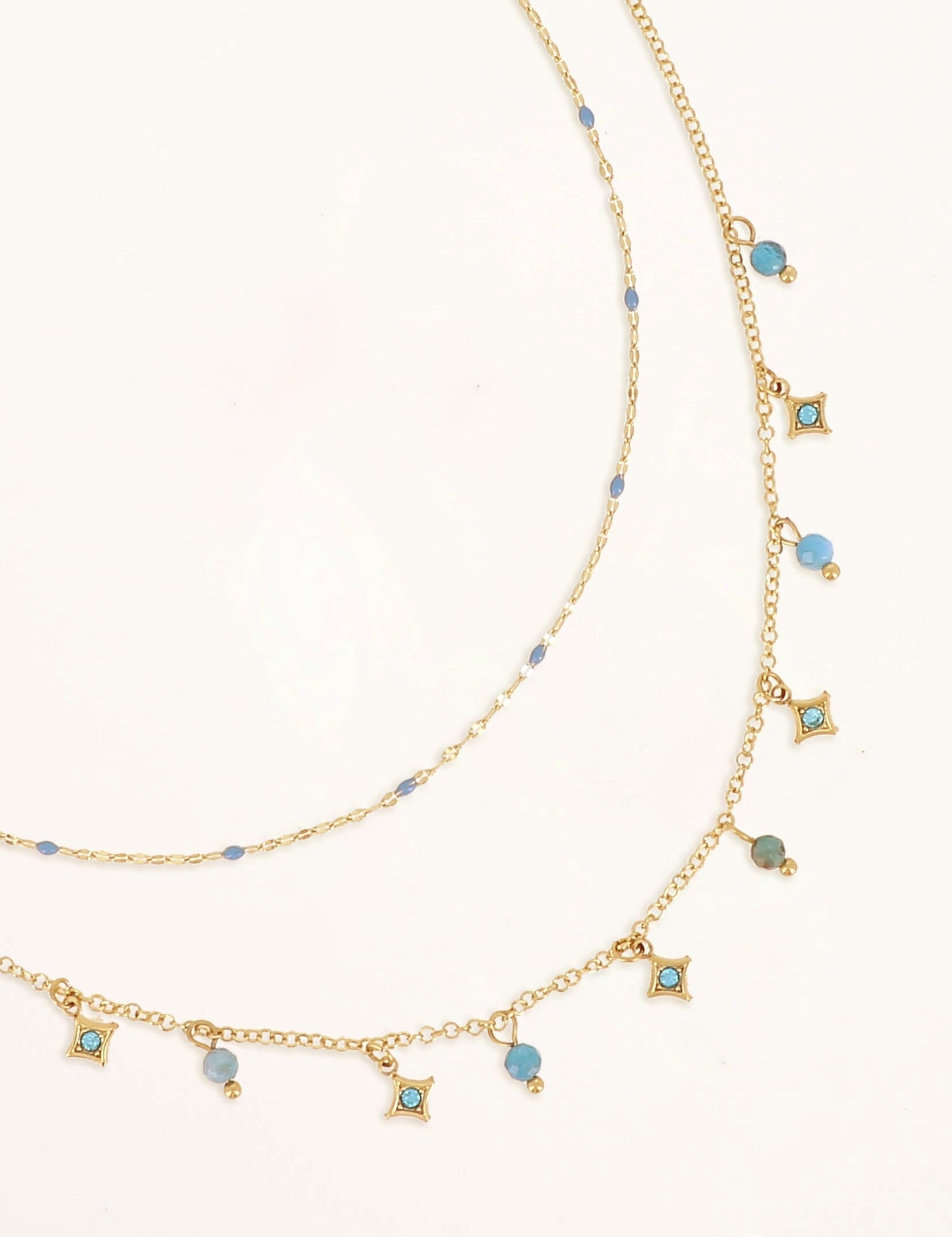 Collier Bohm Paris - Liliah Colliers Bohm Paris Bleu denim 