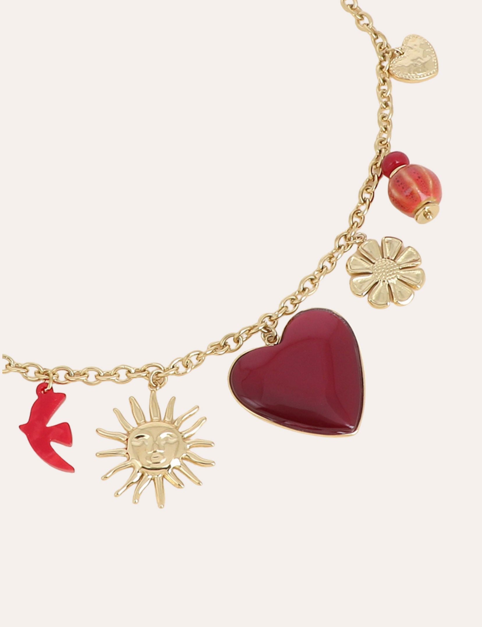Collier Bohm Paris - Lior Collier Pendantifs Bohm Paris Rouge 