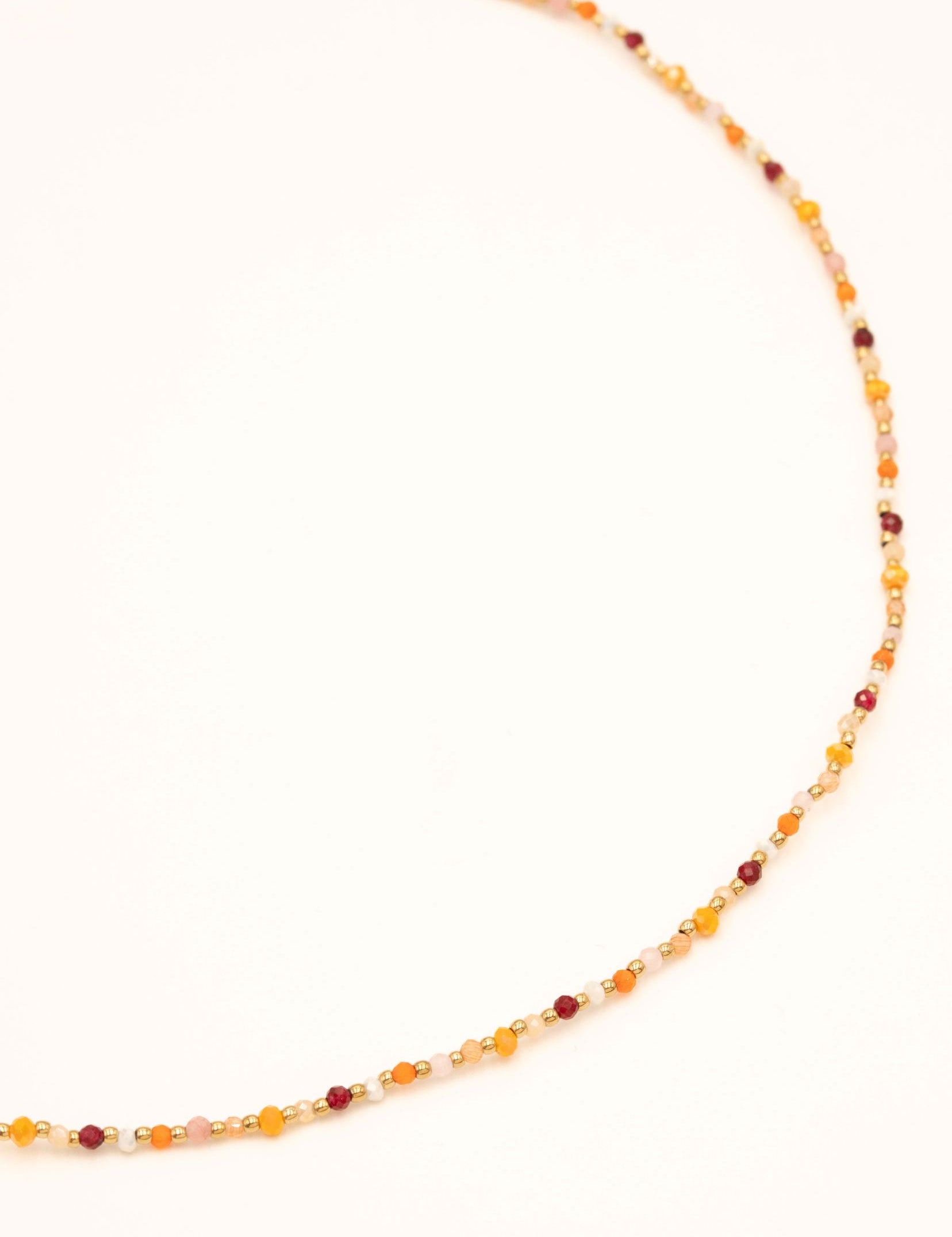 Collier Bohm Paris - Liorah Colliers à fil Bohm Paris Aventurine orange 