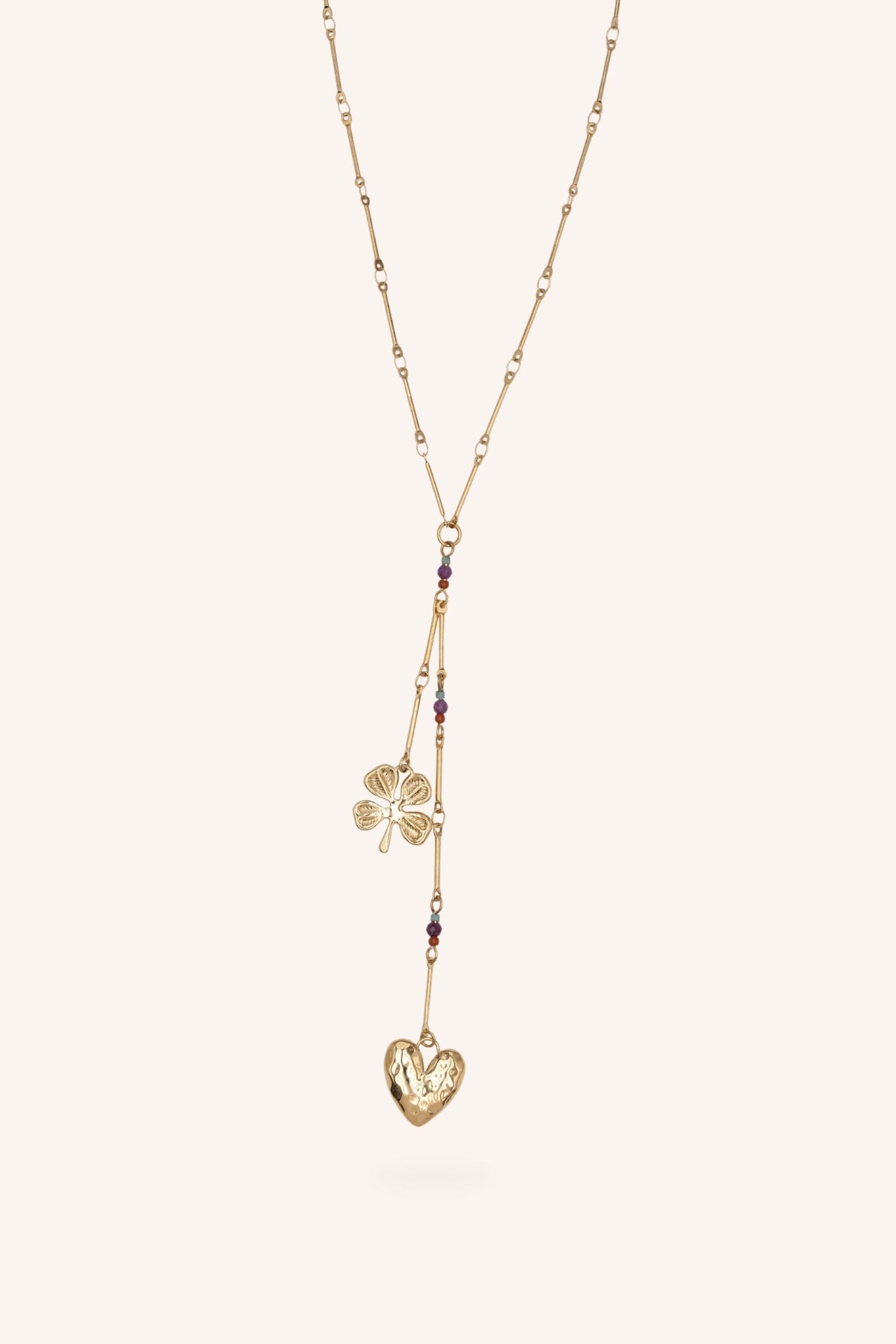 Collier Bohm Paris - Lucky Collier en Y Bohm Paris Doré 