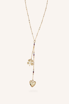 Collier Bohm Paris - Lucky Collier en Y Bohm Paris Doré 