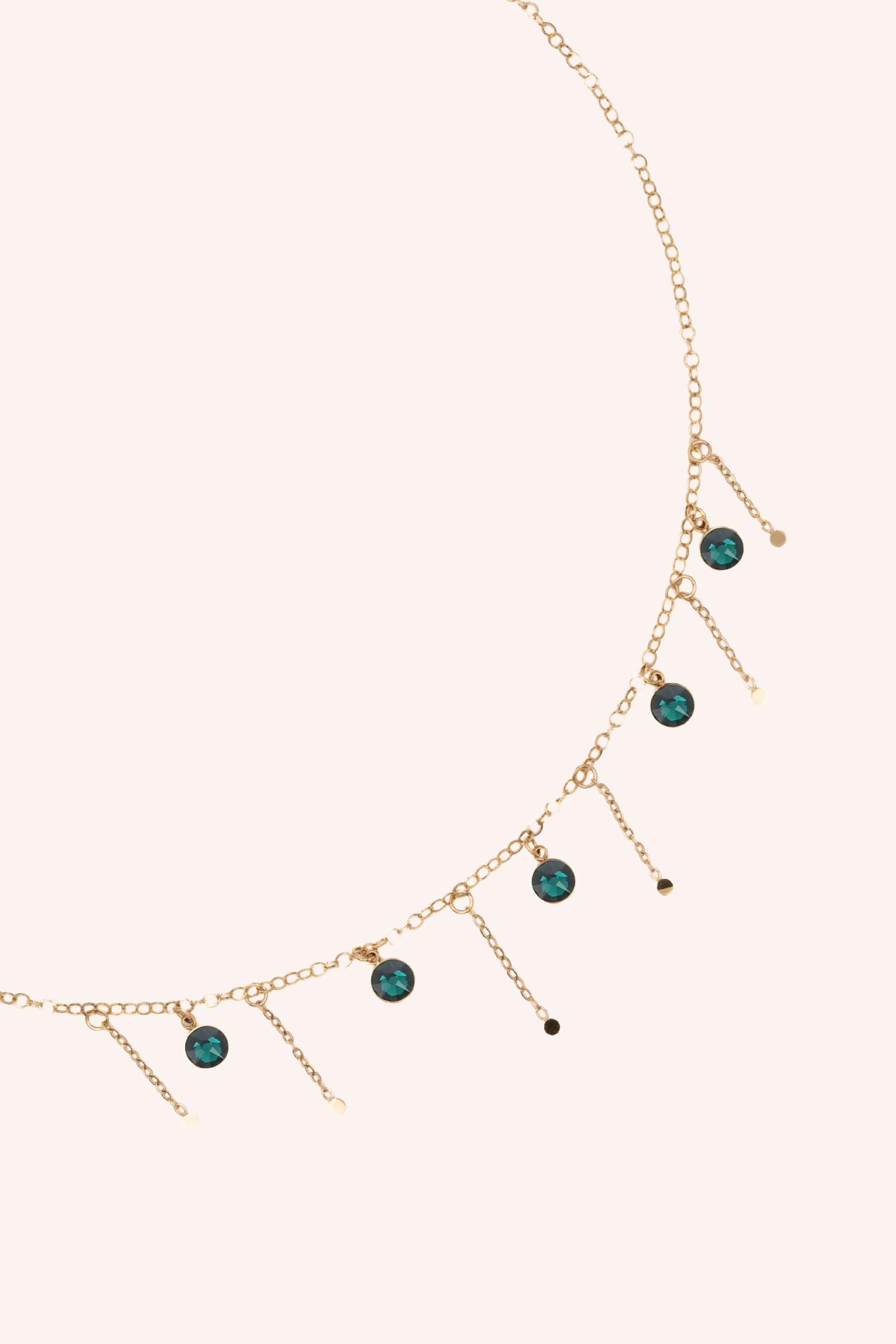 Collier Bohm Paris - Lupin Collier Bohm Paris emeraude 