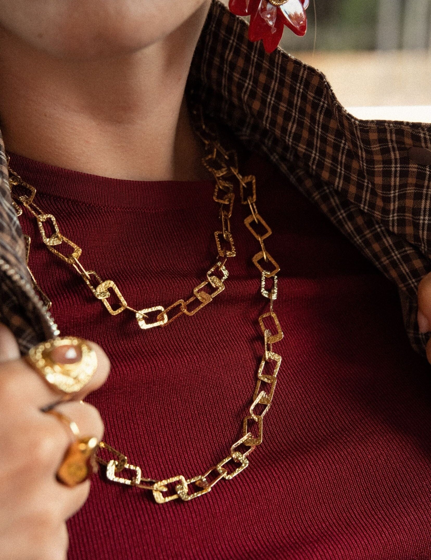 Collier Bohm Paris - Maïlys 60 cm Collier en mailles Bohm Paris 