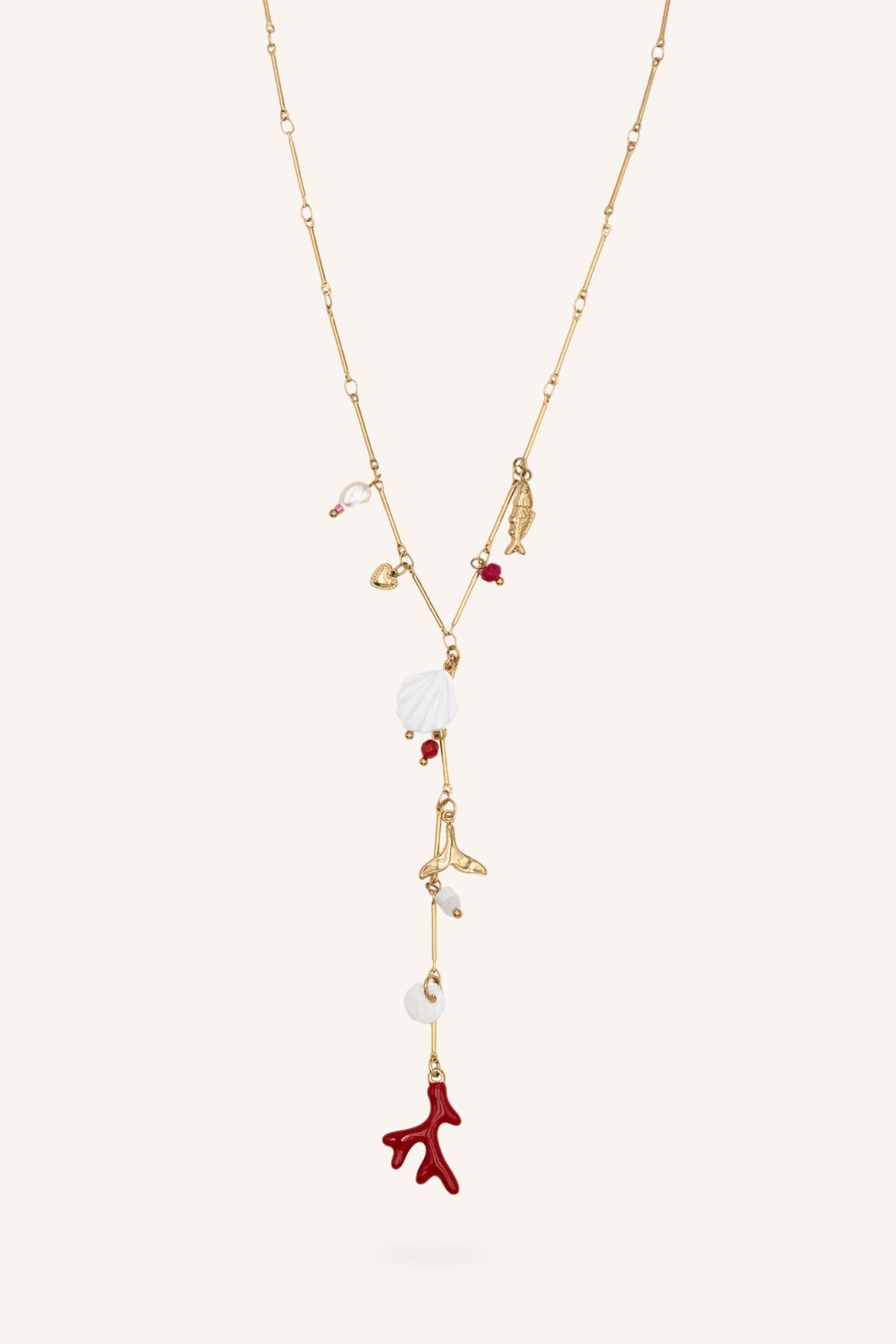 Collier Bohm Paris - Marina Collier en Y Bohm Paris Doré 