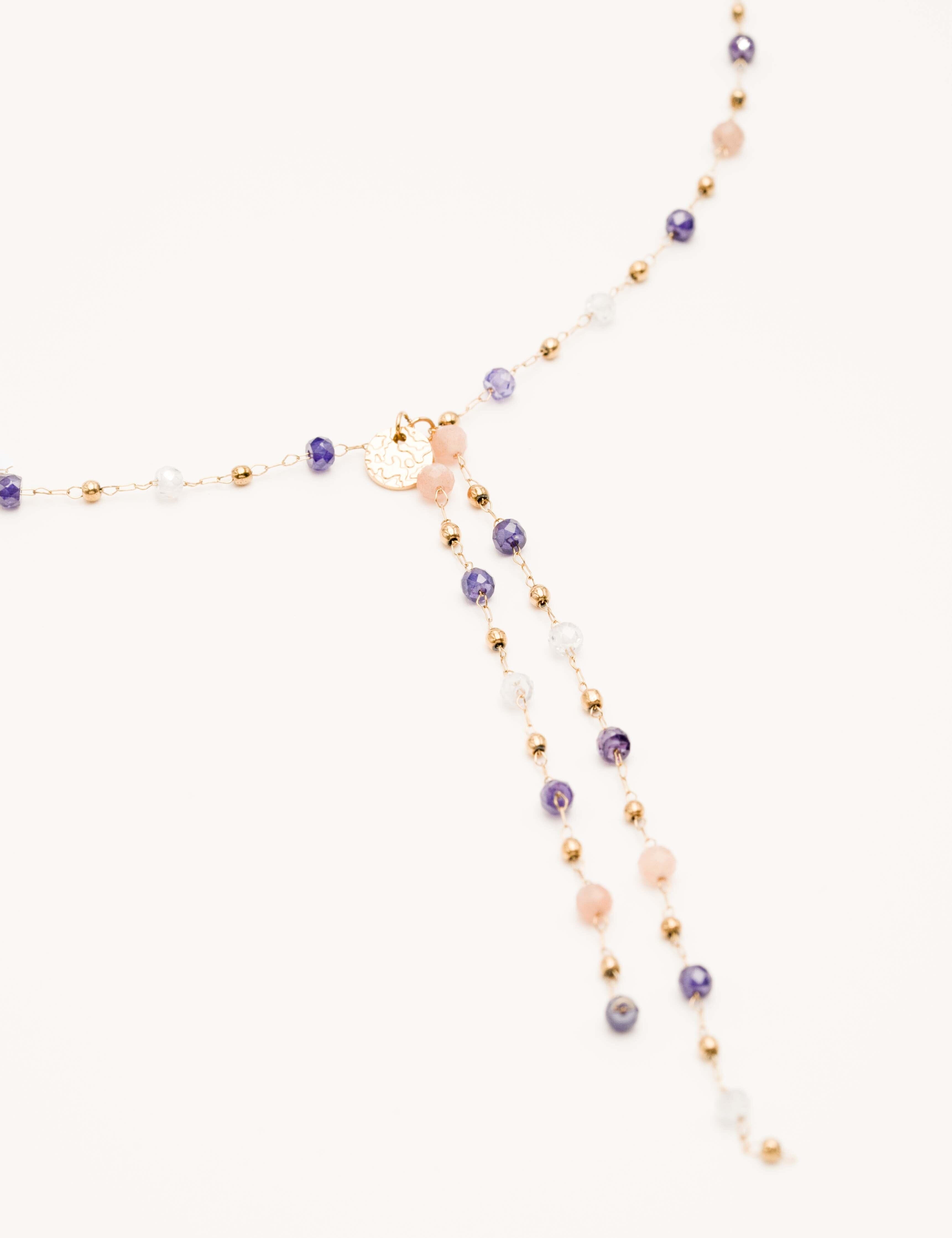 Collier Bohm Paris - Mélisandre en Y Bracelets Bohm Paris Violet 