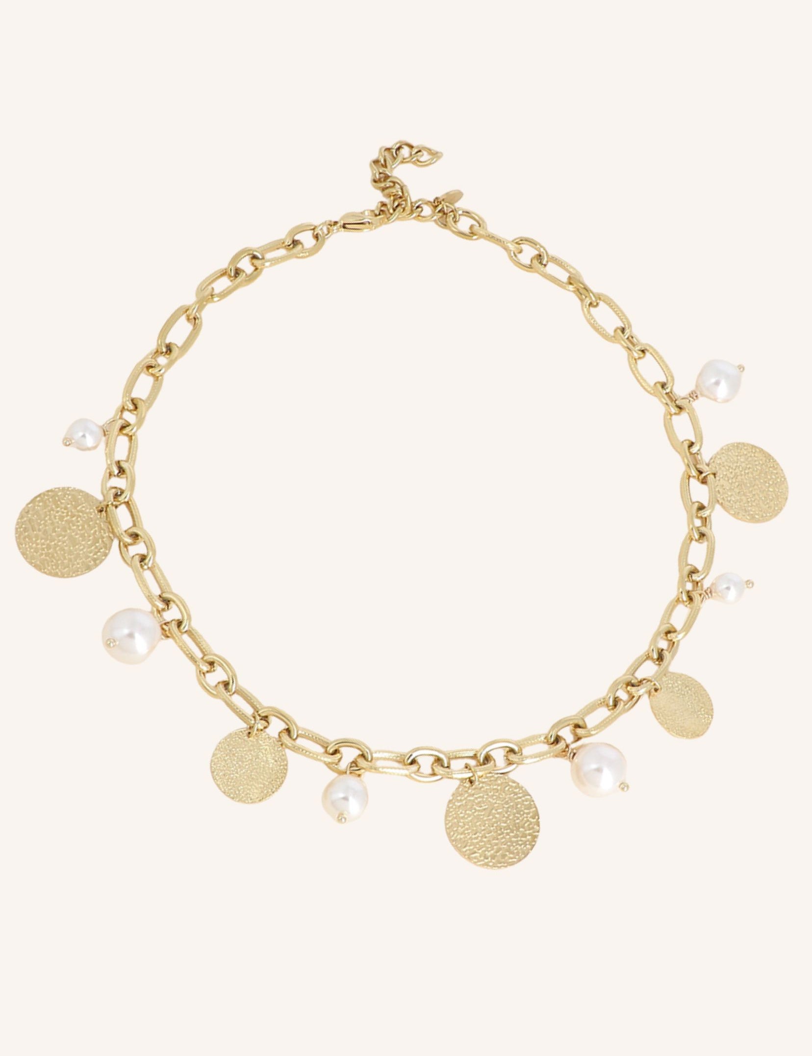 Collier Bohm Paris - Mocha Collier Pendantifs Bohm Paris Perle de resine blanche 