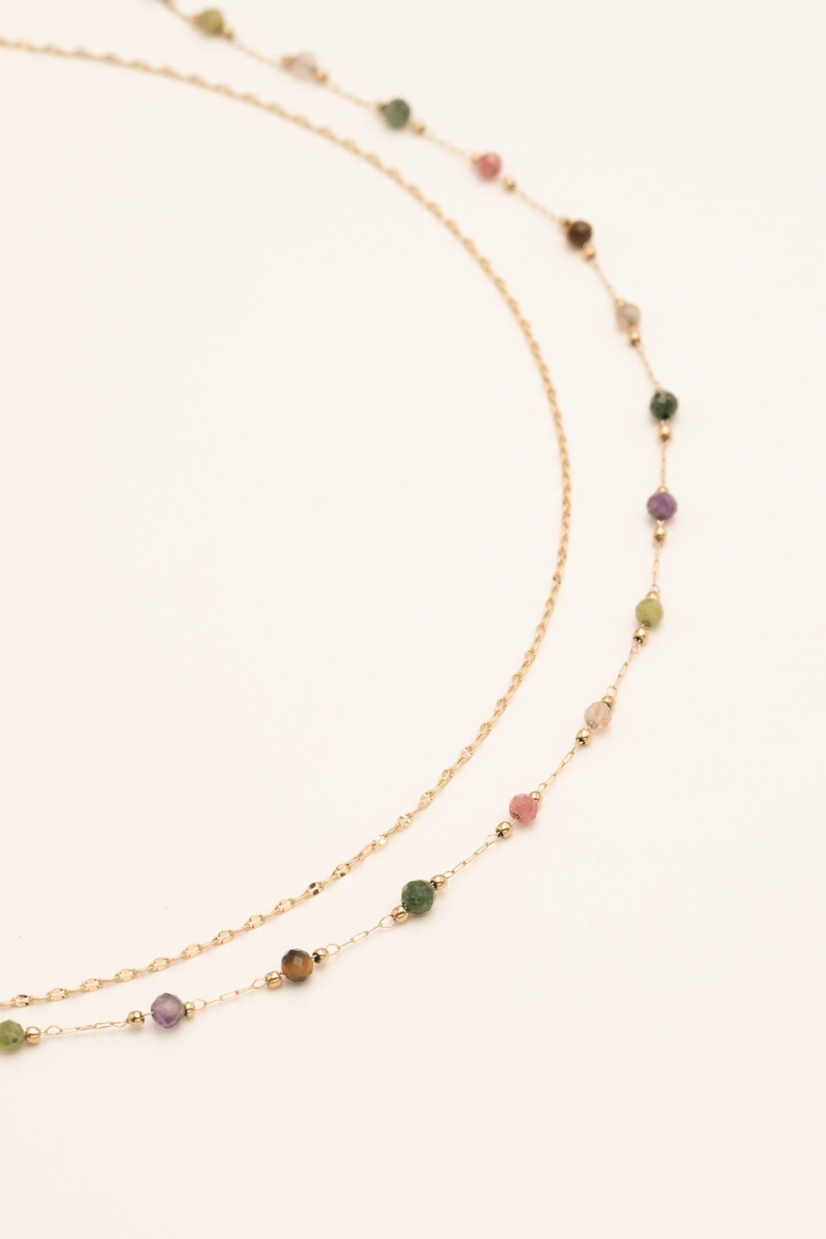 Collier Bohm Paris - Moira Collier Bohm Paris Agate Multi Rose 