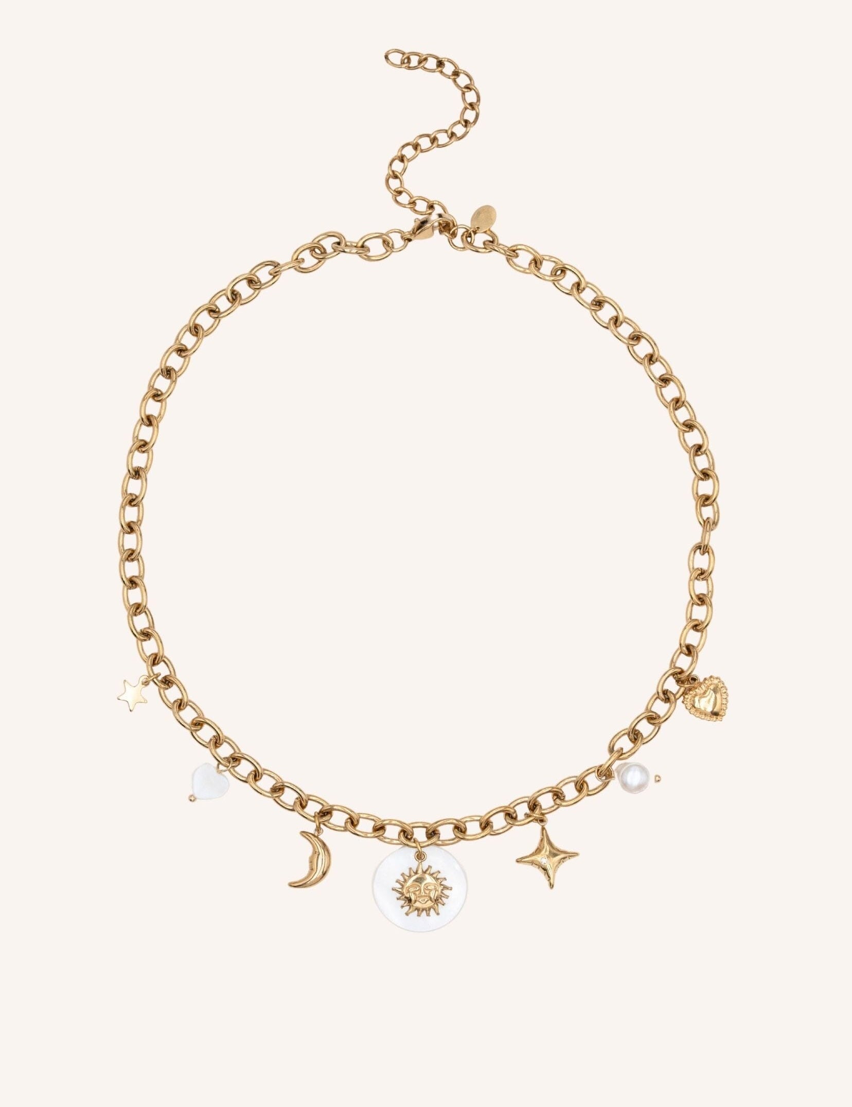 Collier Bohm Paris - Nacrea Collier en chaine simple Bohm Paris Nacre blanche 
