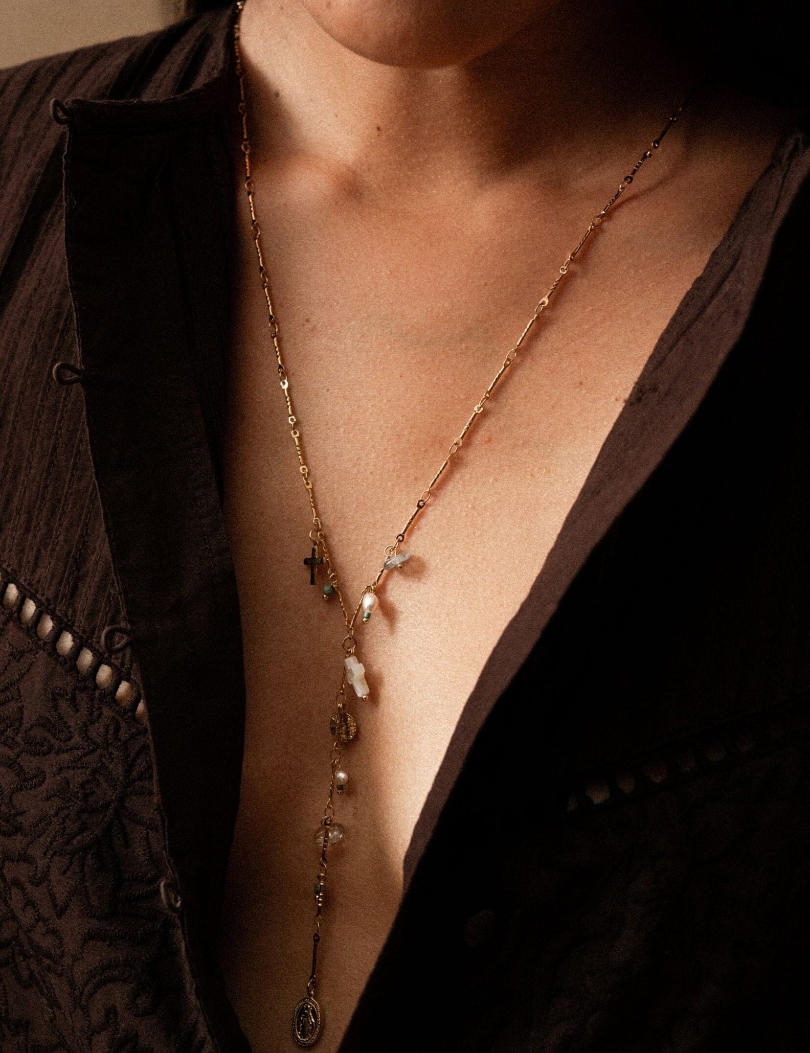 Collier Bohm Paris - Naelya Collier en Y Bohm Paris 
