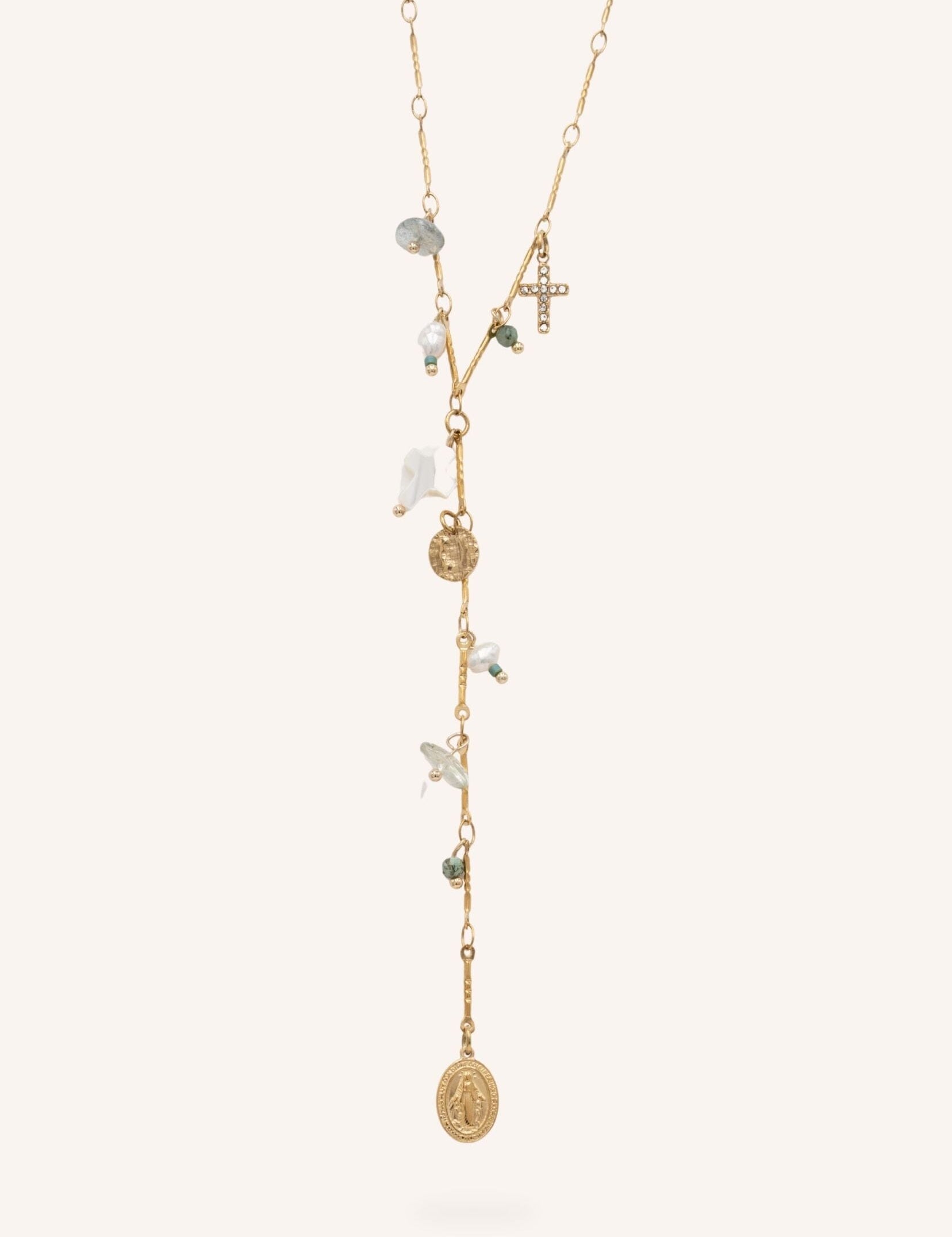 Collier Bohm Paris - Naelya Collier en Y Bohm Paris Doré 