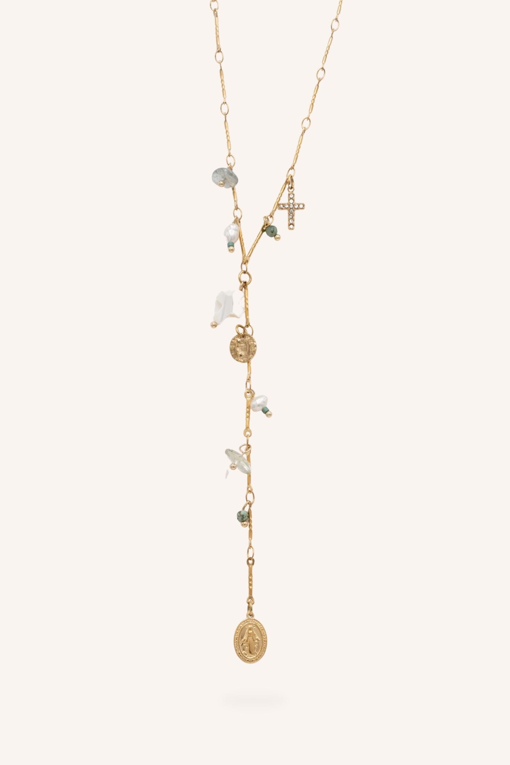 Collier Bohm Paris - Naelya Collier en Y Bohm Paris Doré 