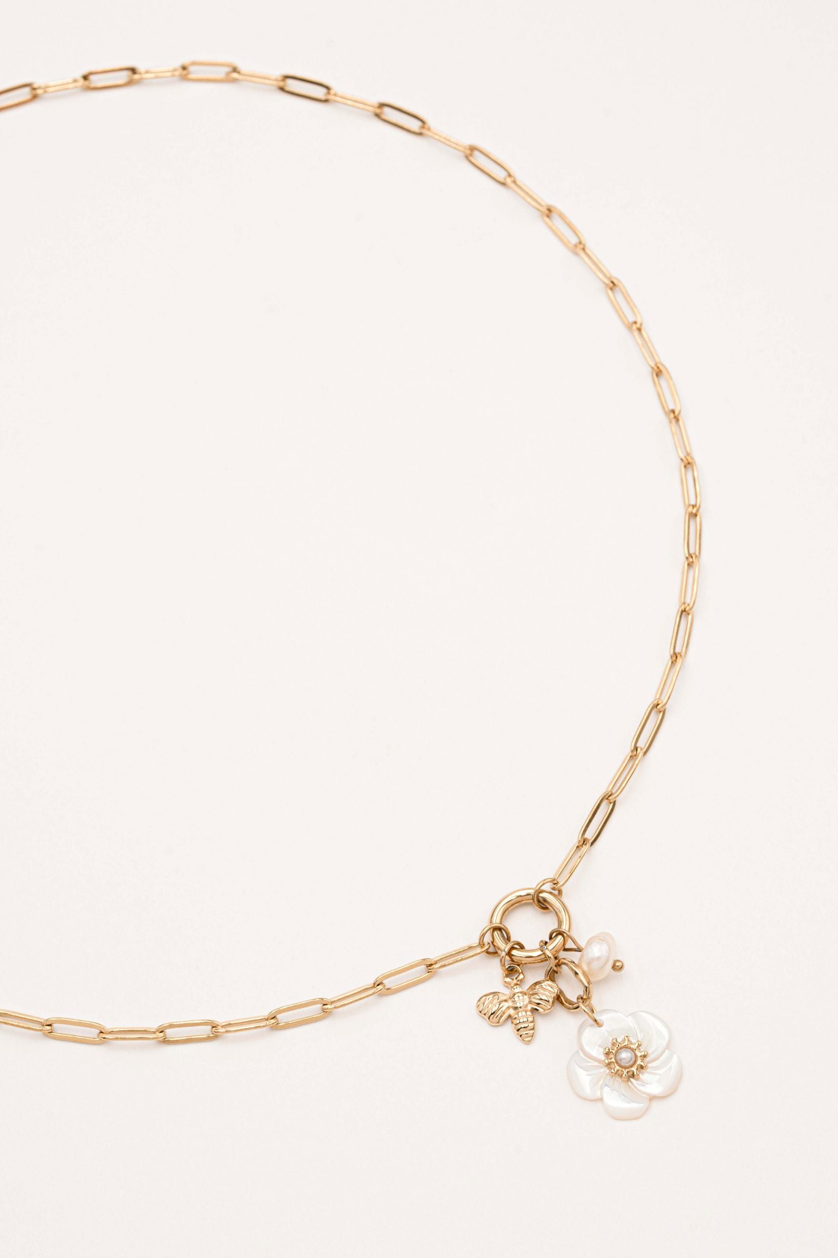 Collier Bohm Paris - Nahla Colliers Bohm Paris Doré nacre 