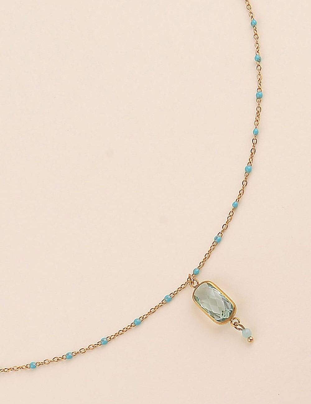 Collier Bohm Paris - Naïade Collier en chaine simple Bohm Paris Chrysolite 