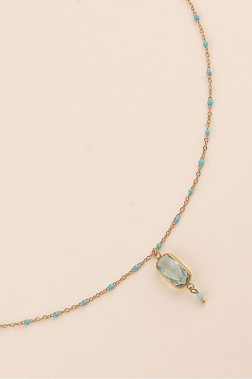 Collier Bohm Paris - Naïade Collier en chaine simple Bohm Paris Chrysolite 