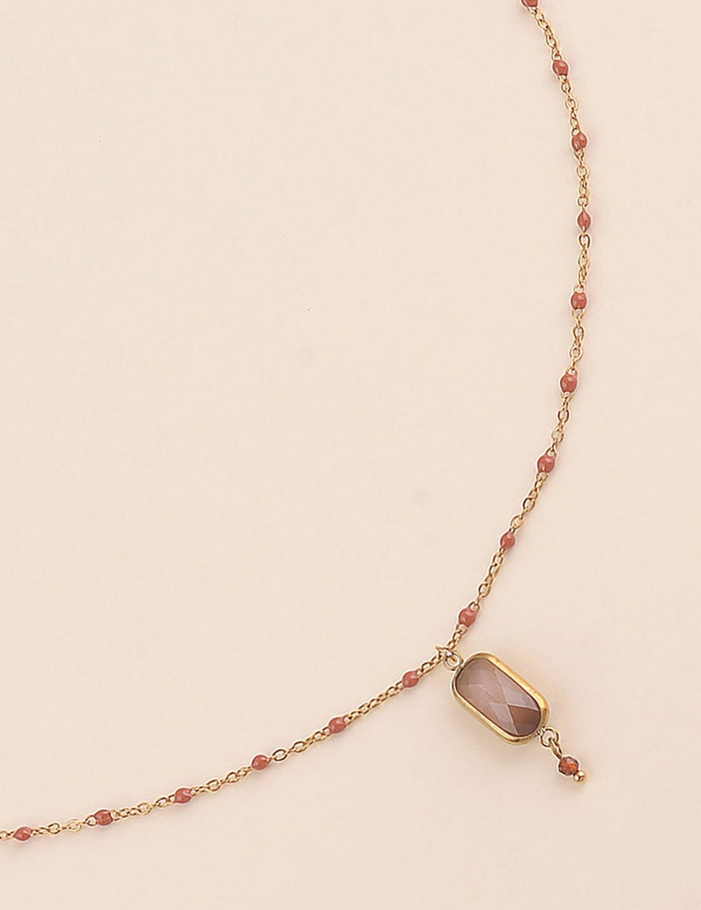 Collier Bohm Paris - Naïade Collier en chaine simple Bohm Paris Marron 