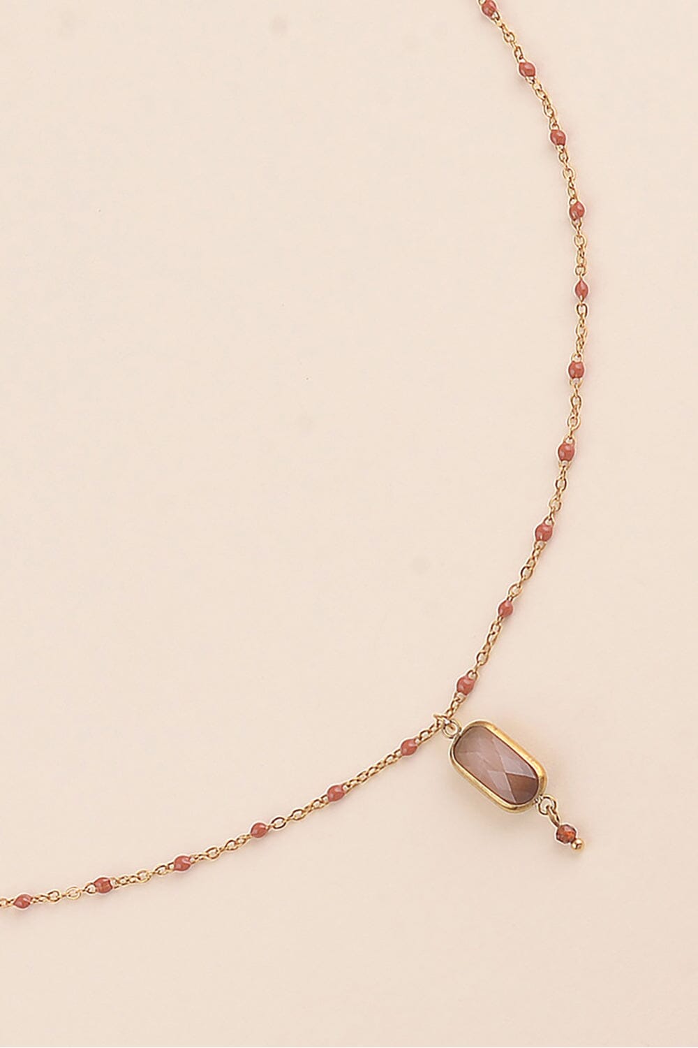 Collier Bohm Paris - Naïade Collier en chaine simple Bohm Paris Marron 