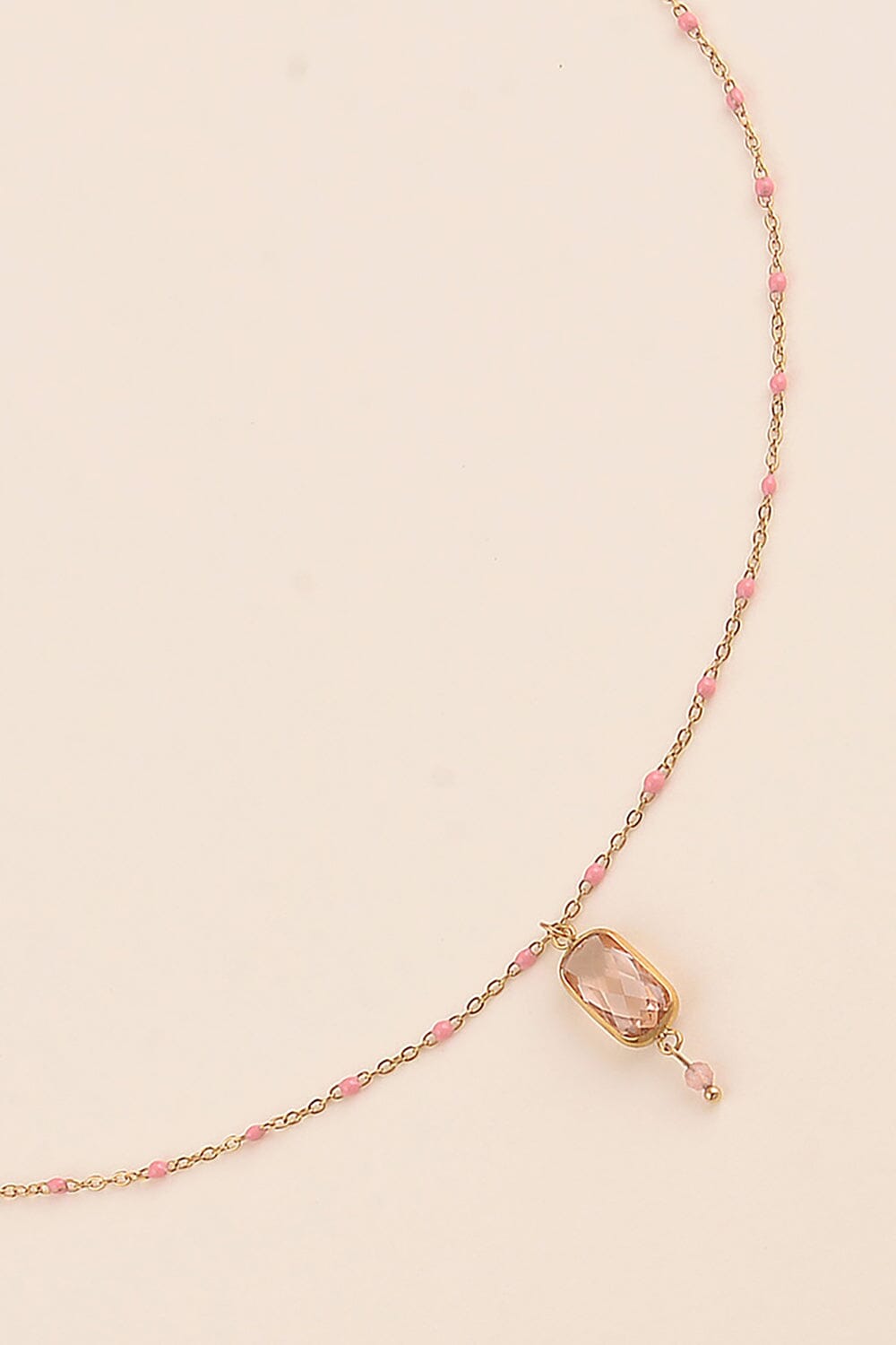 Collier Bohm Paris - Naïade Collier en chaine simple Bohm Paris Peach 
