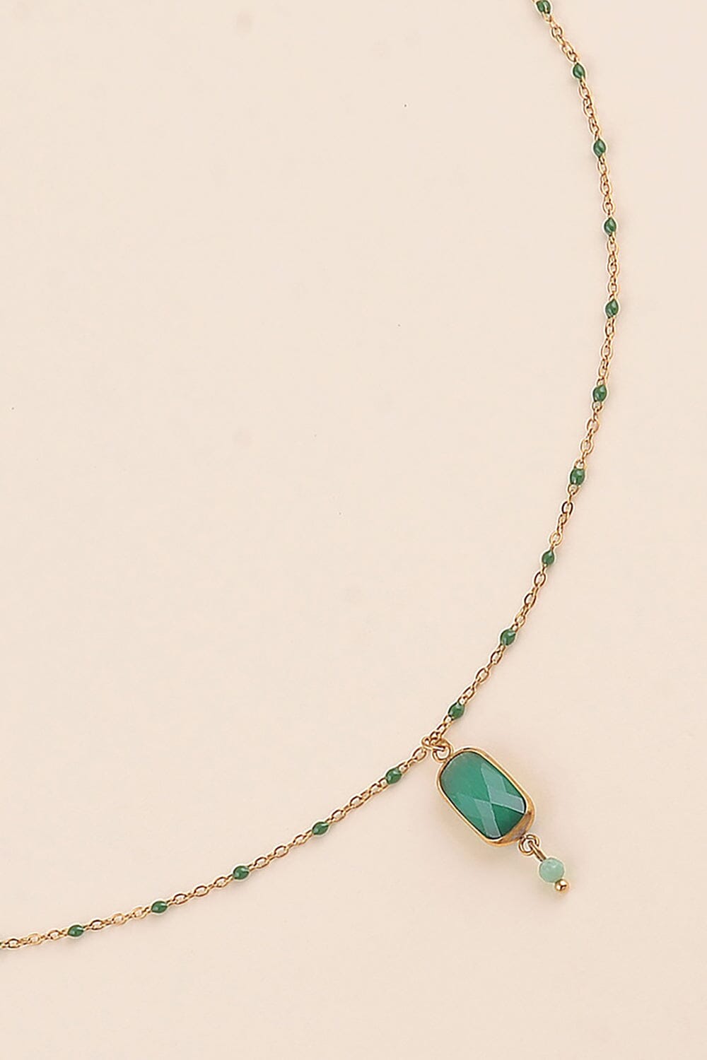 Collier Bohm Paris - Naïade Collier en chaine simple Bohm Paris Vert OC 