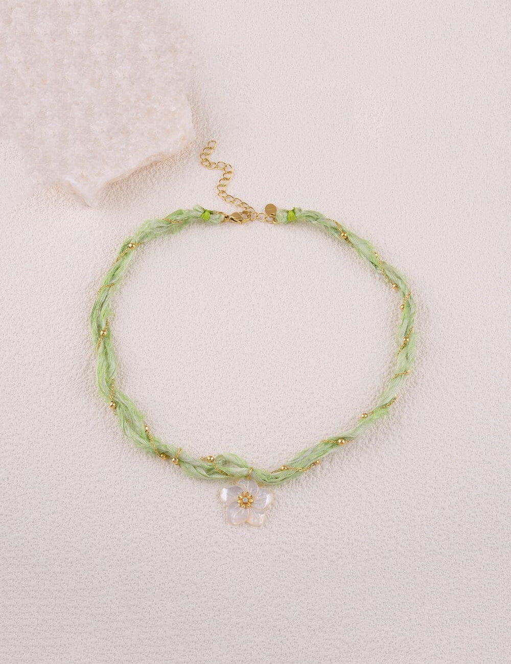 Collier Bohm Paris - Naïora Colliers Tissus Bohm Paris Vert 