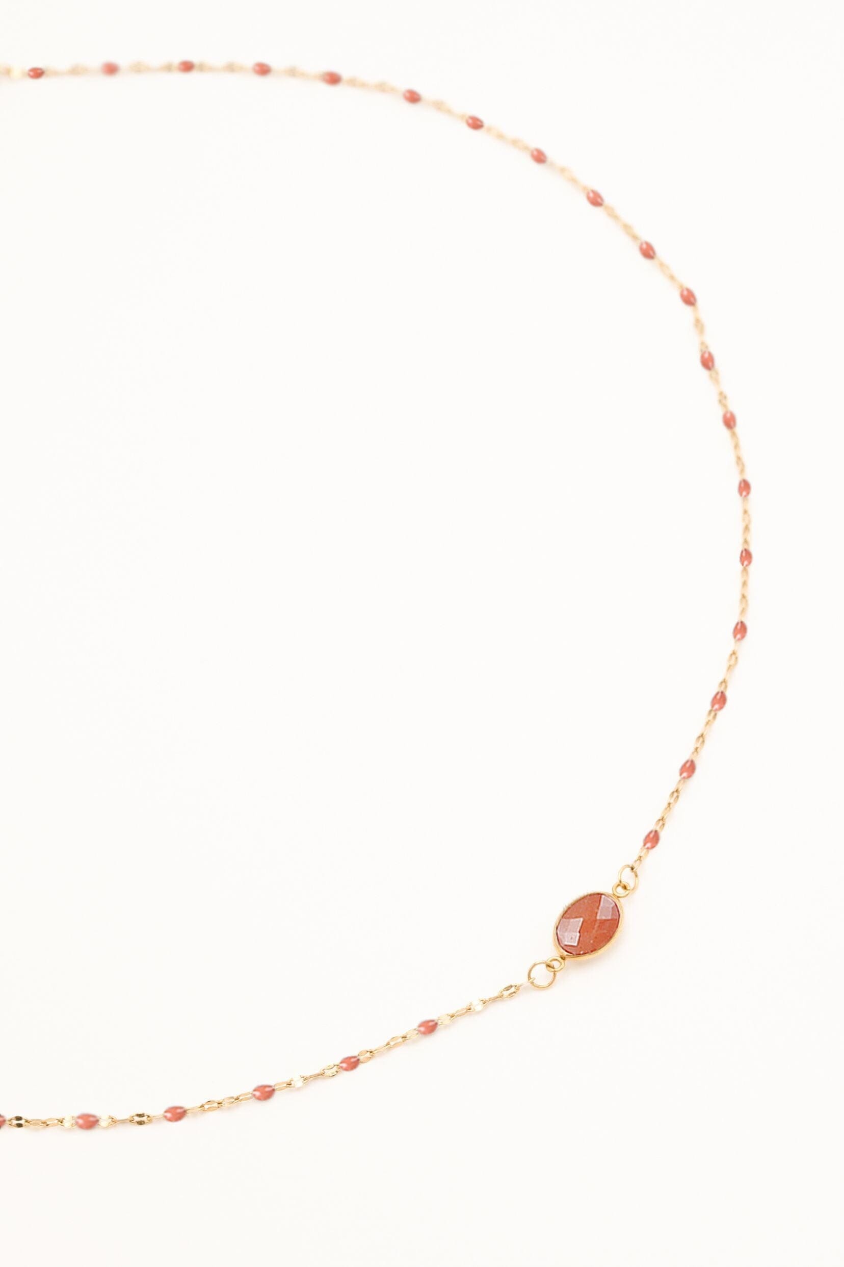 Collier Bohm Paris - Noelynn Colliers Bohm Paris Aventurine Rouge 