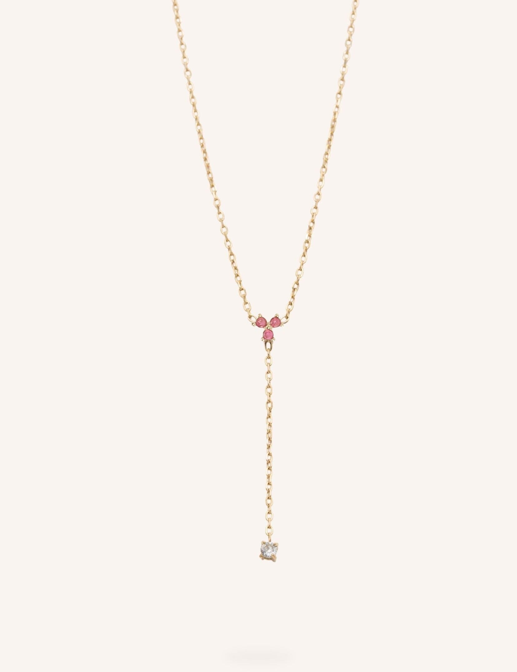 Collier Bohm Paris - Noma Collier en Y Bohm Paris Rose 