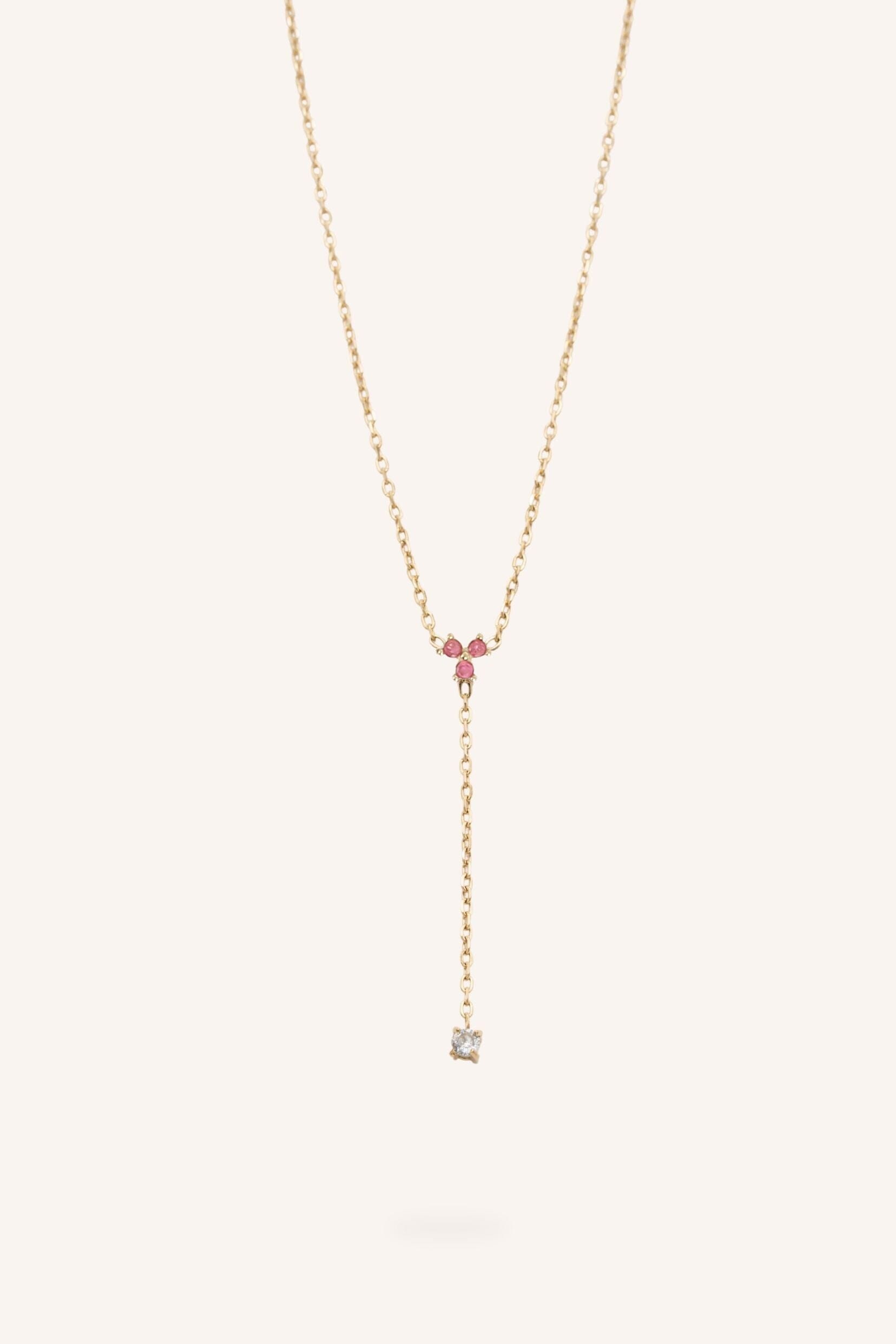 Collier Bohm Paris - Noma Collier en Y Bohm Paris Rose 