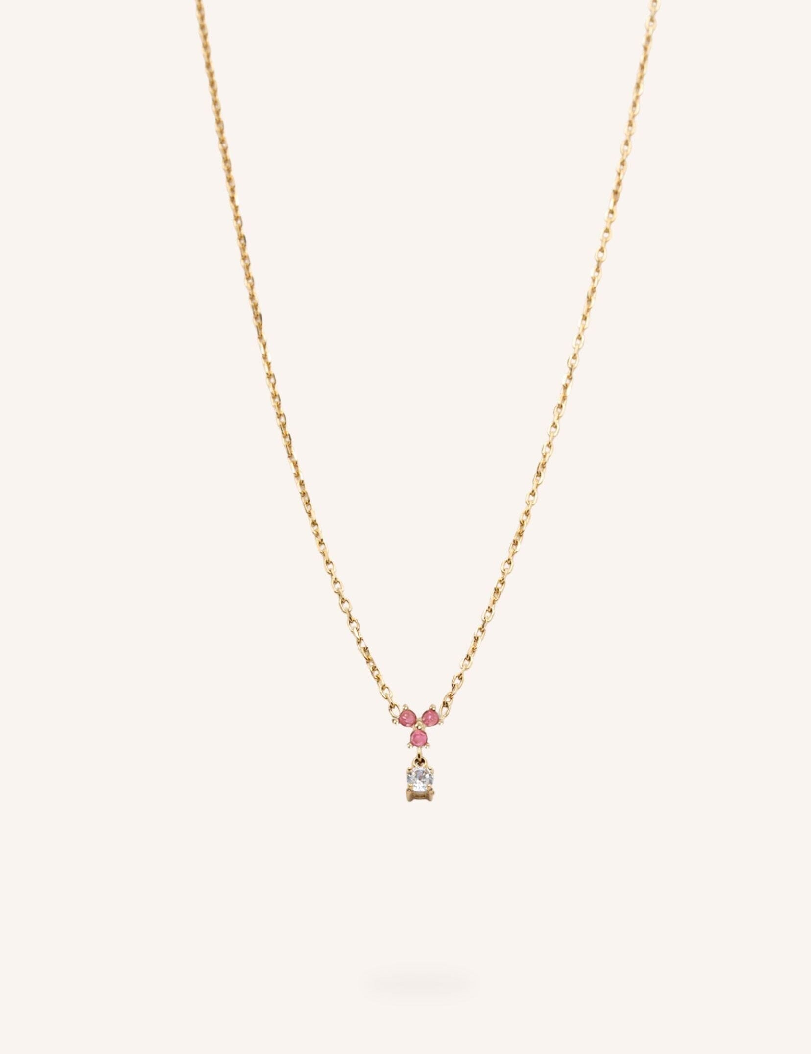 Collier Bohm Paris - Norya Collier en chaine simple Bohm Paris Rose 