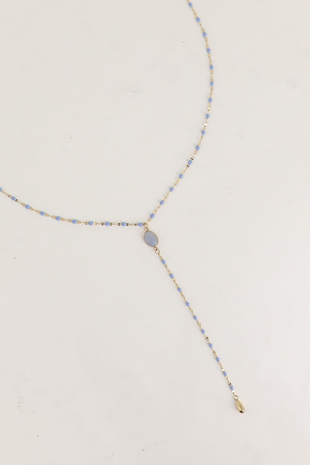 Collier Bohm Paris - Orvyn Collier en Y Bohm Paris Aventurine bleue 