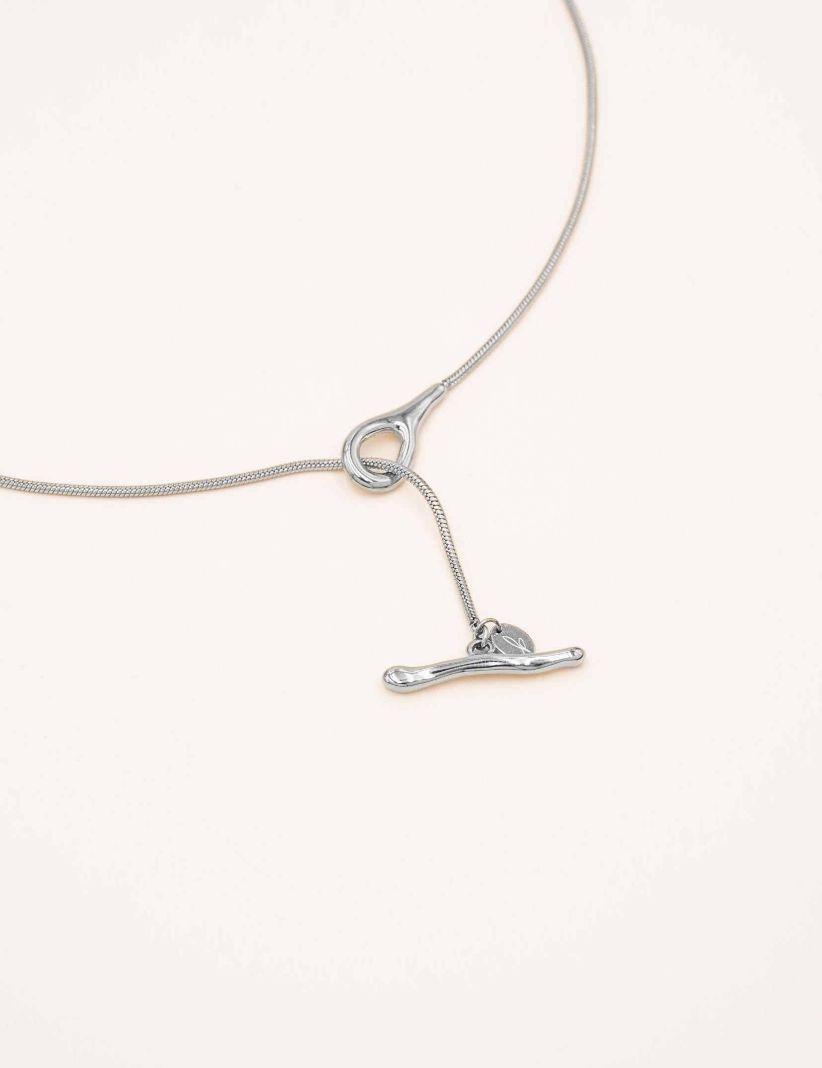 Collier Bohm Paris - Sencha Collier en Y Bohm Paris Argenté 