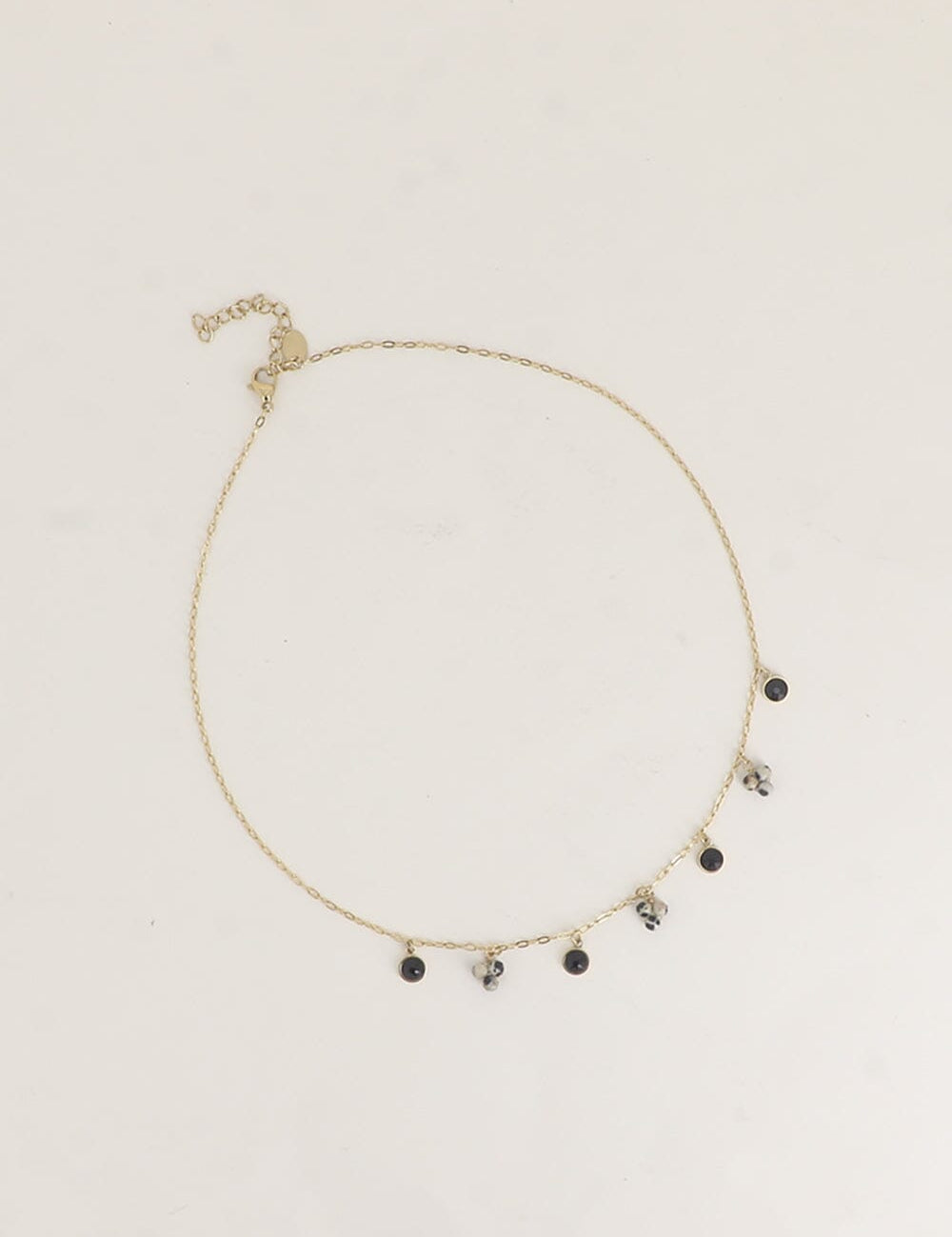 Collier Bohm Paris - Soly Collier en chaine simple Bohm Paris Jaspe dalmatien 