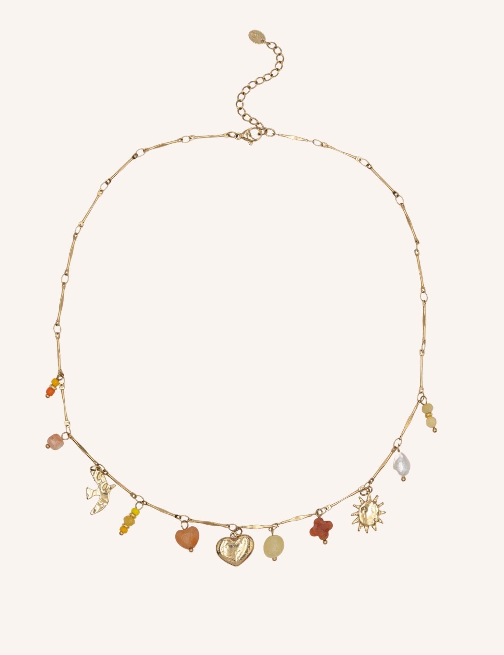 Collier Bohm Paris - Sunny Collier en chaine simple Bohm Paris Jaune 