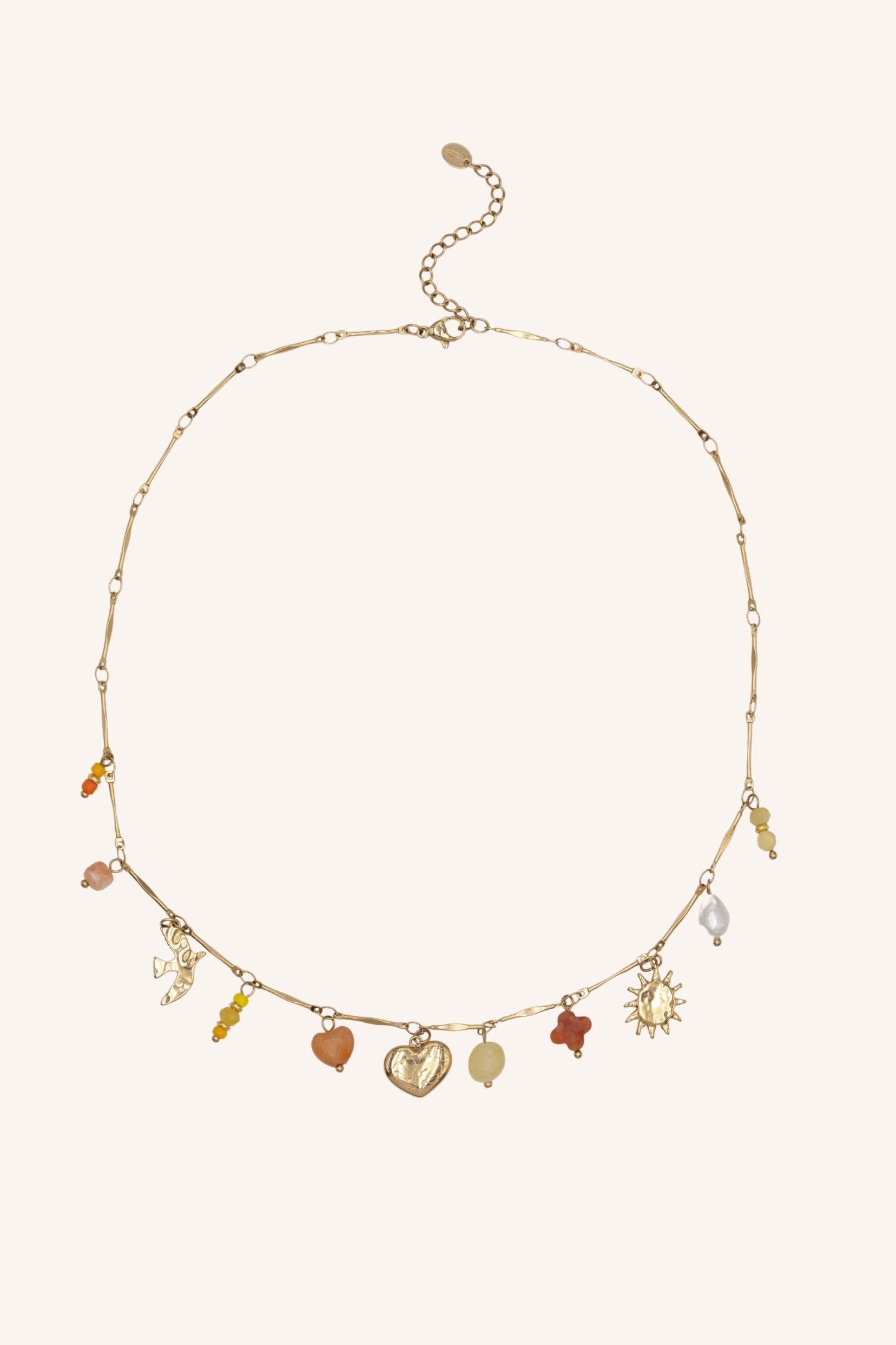 Collier Bohm Paris - Sunny Collier en chaine simple Bohm Paris Jaune 