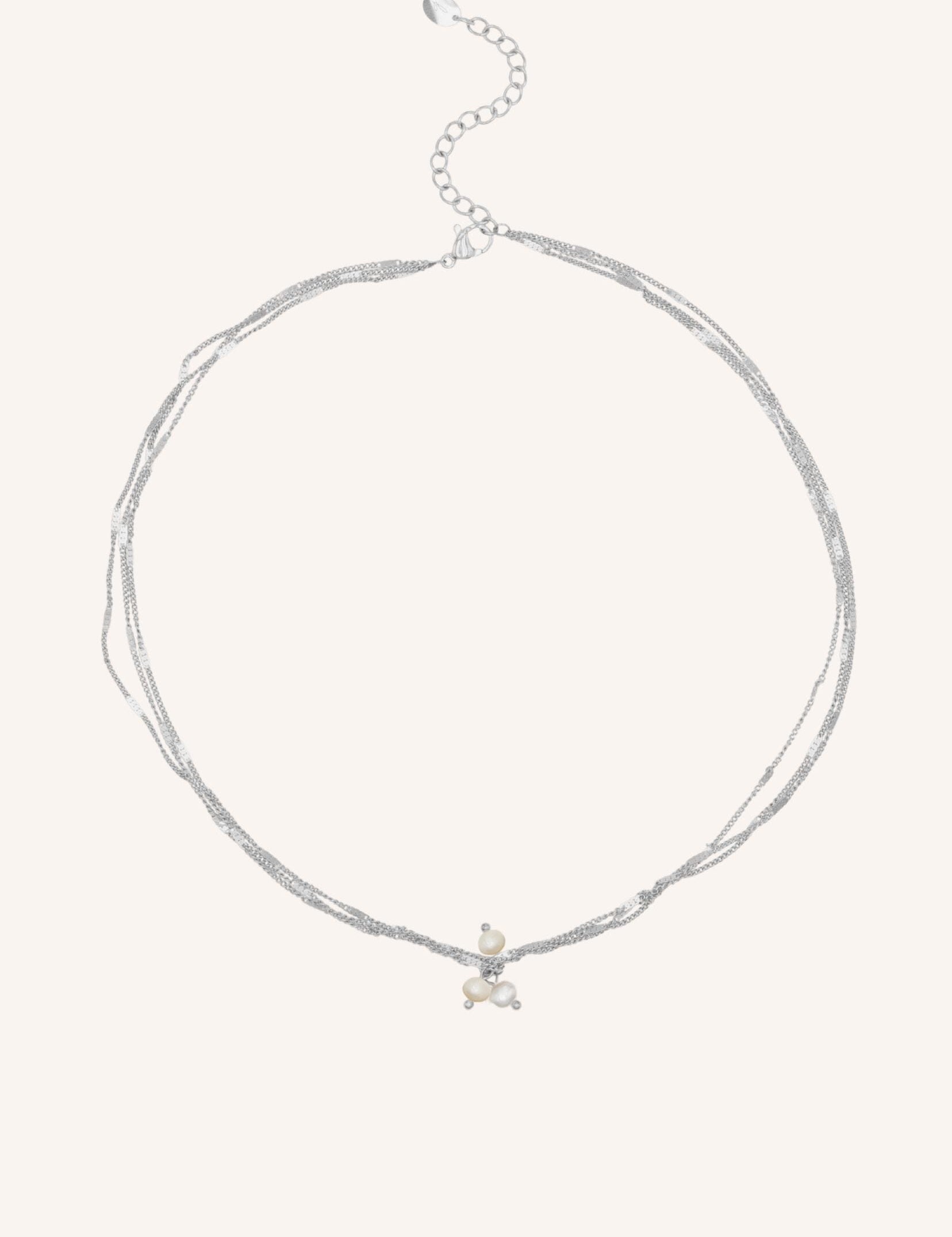 Collier Bohm Paris - Syria Collier multirangs Bohm Paris Argenté 
