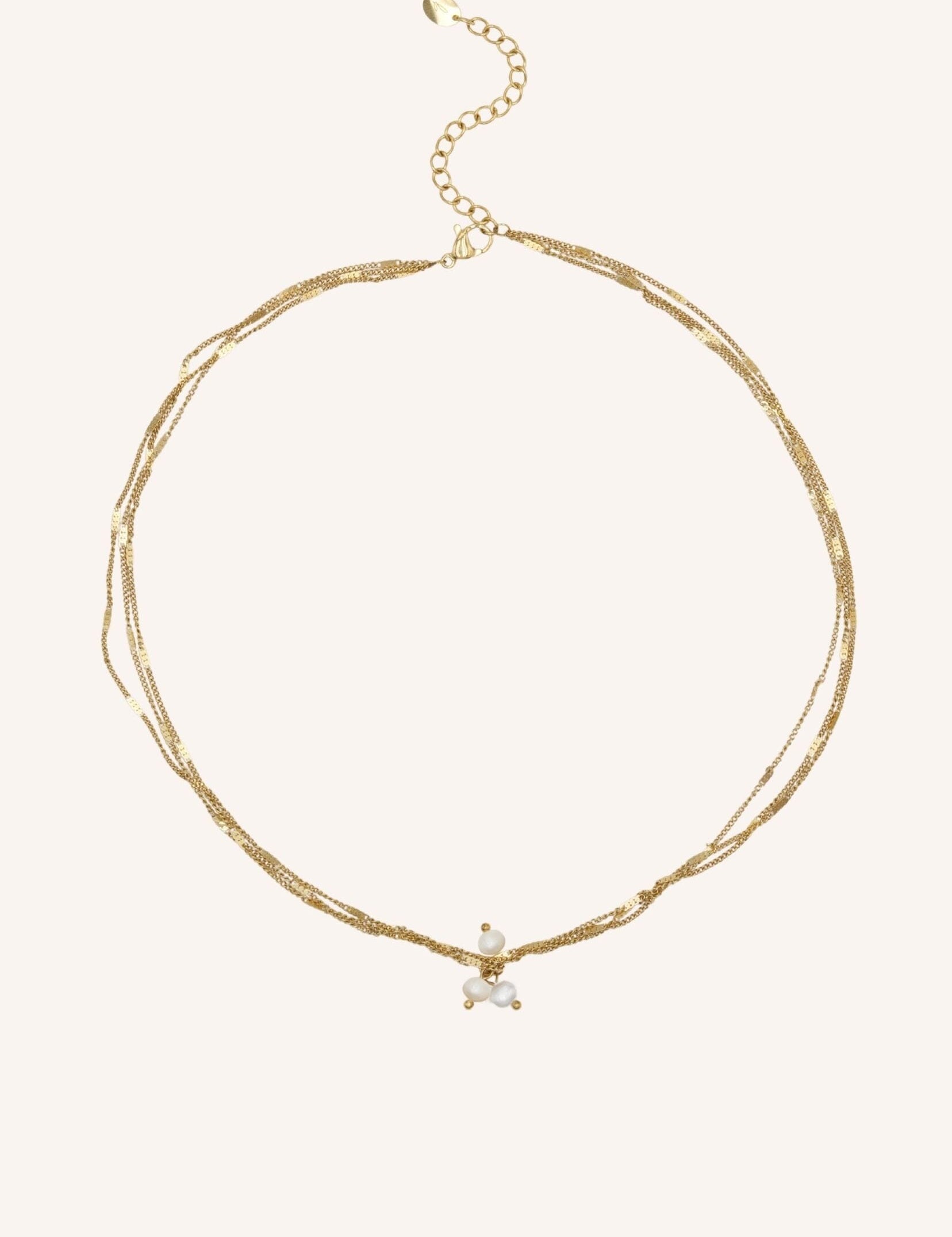 Collier Bohm Paris - Syria Collier multirangs Bohm Paris Doré 