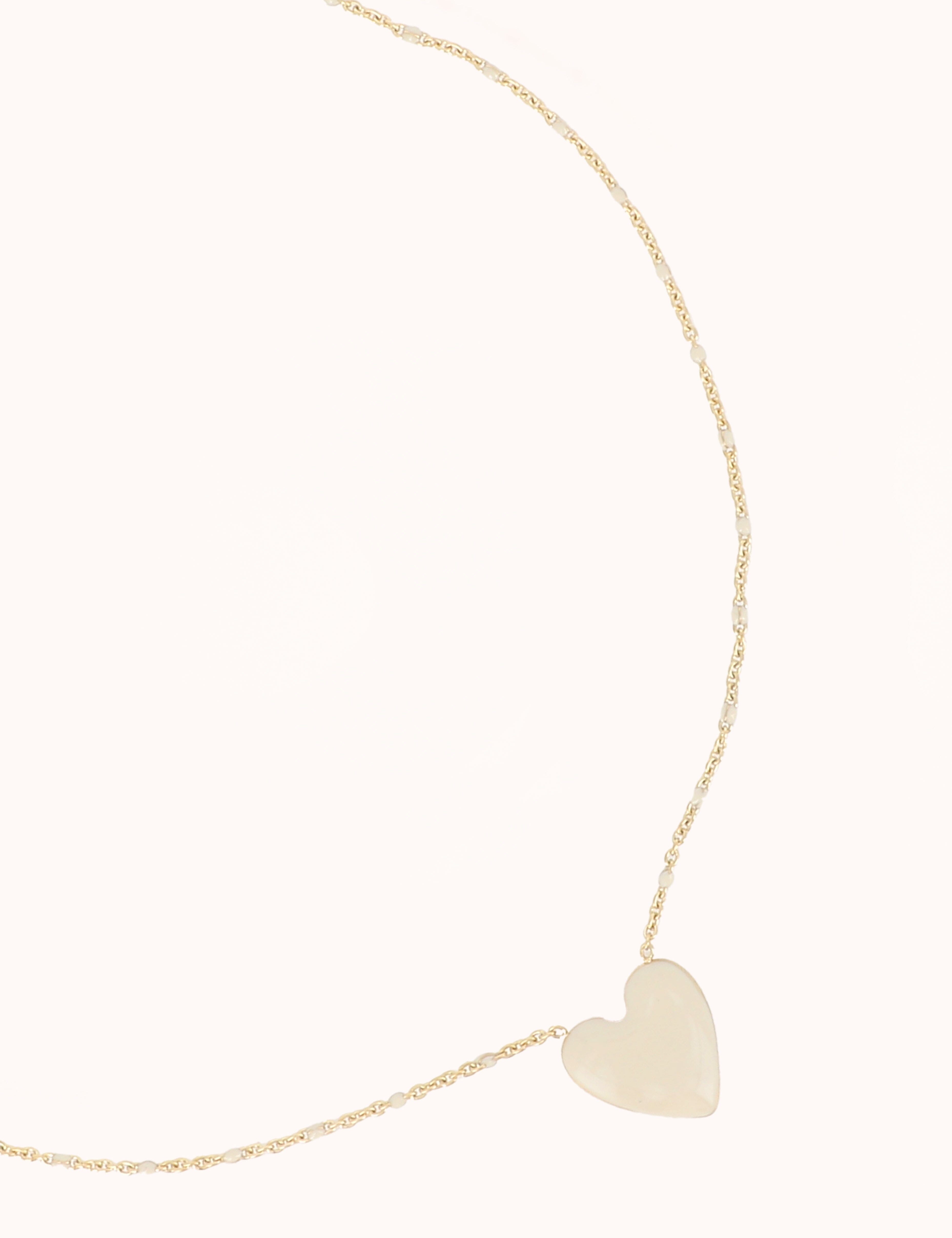 Collier Bohm Paris - Valia Colliers Bohm Paris Beige émail 